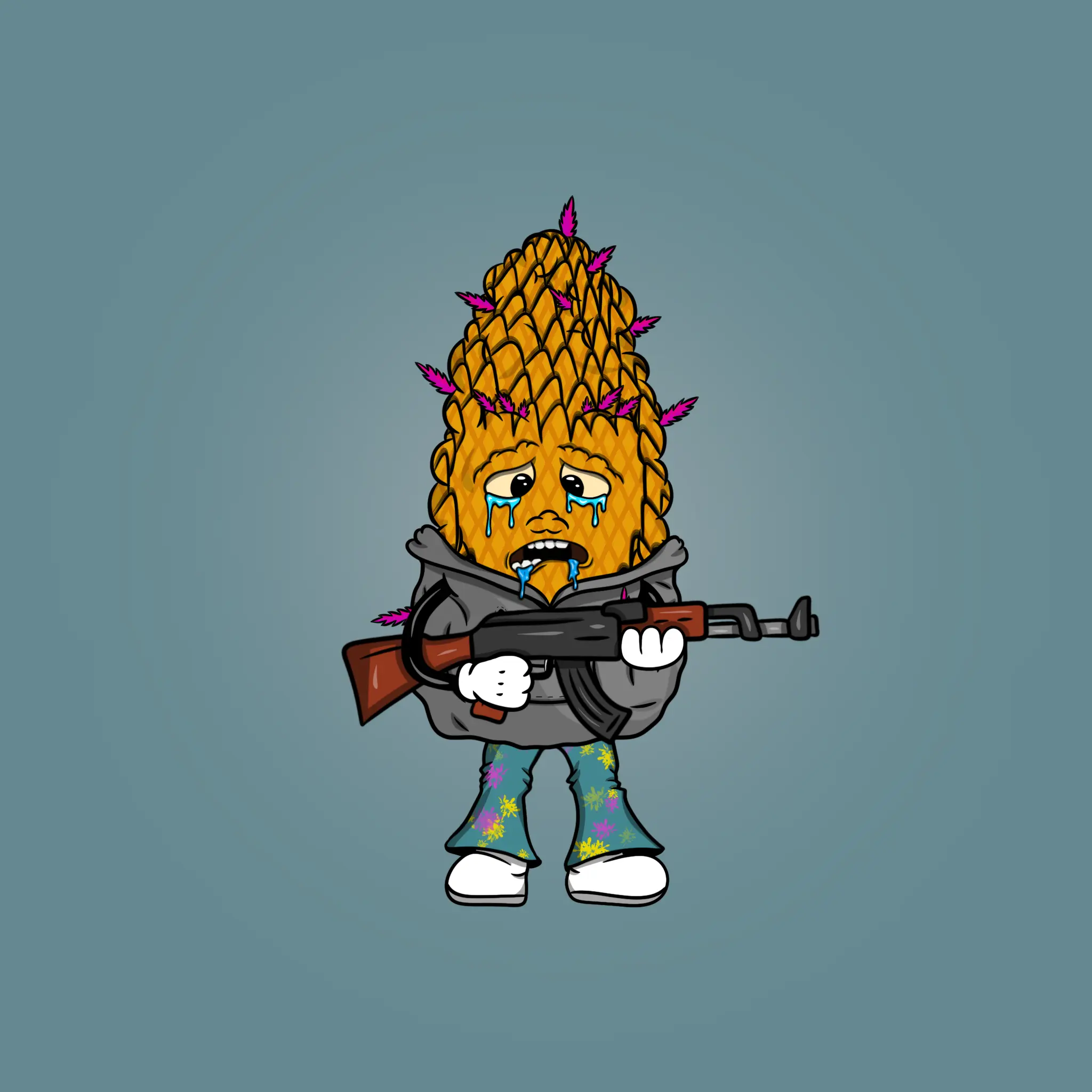 Blazing Budz #255 NFT on Algorand