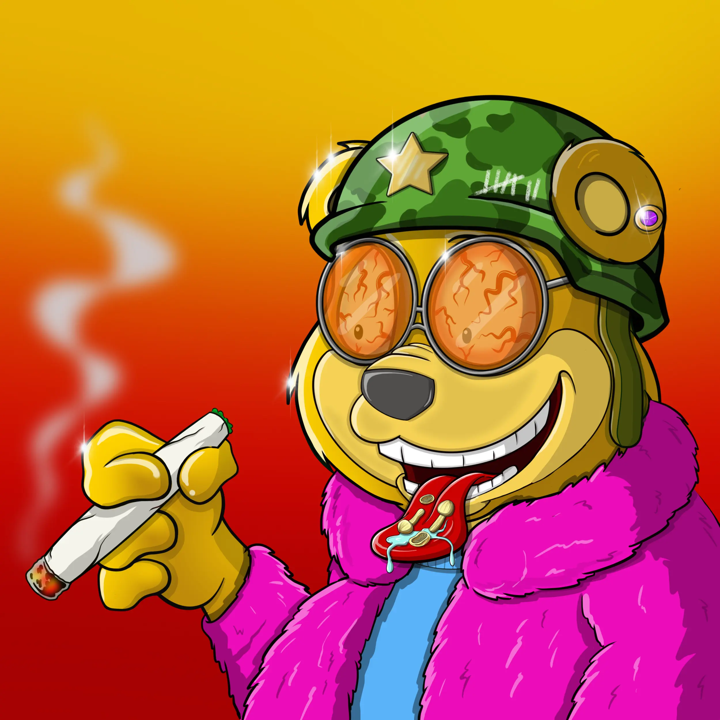 Burnin Bears #1125 NFT on Algorand