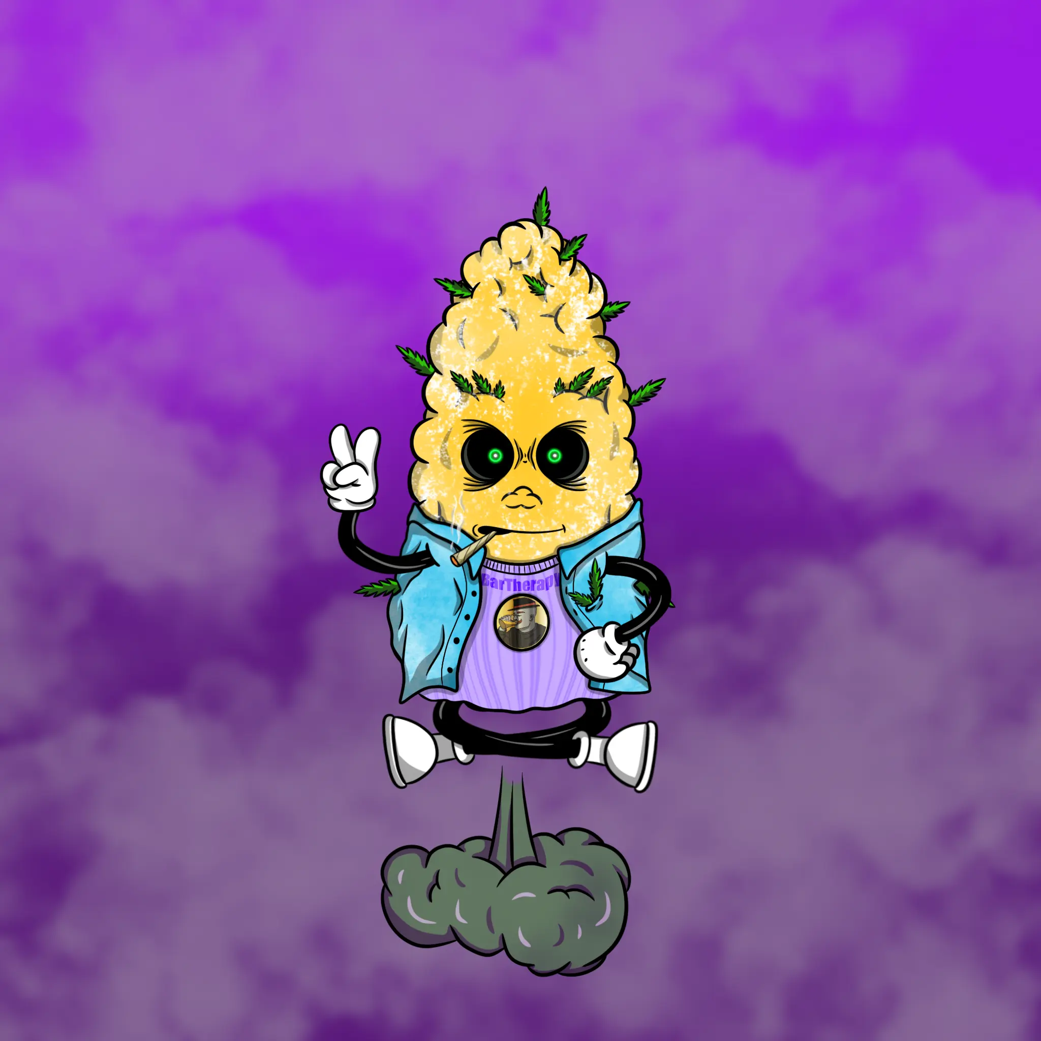 Blazing Budz #586 NFT on Algorand