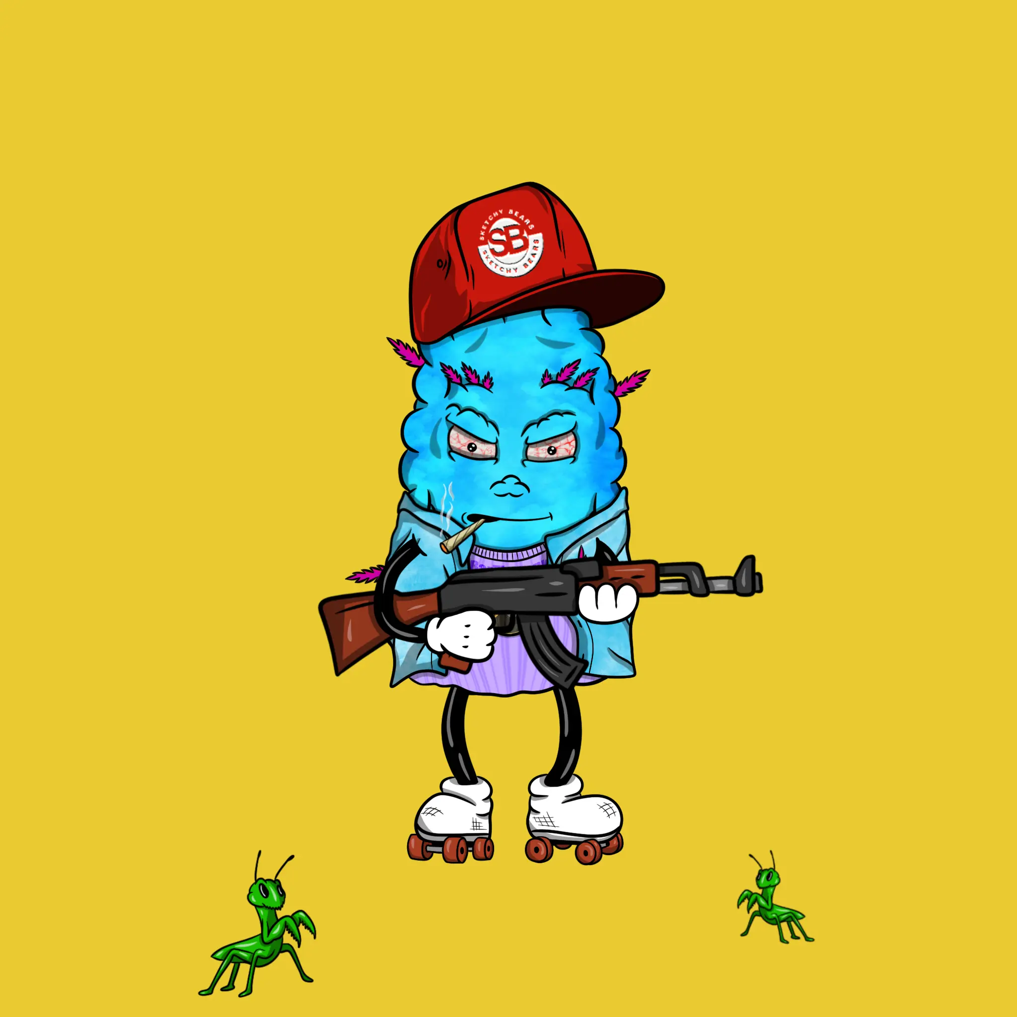 Blazing Budz #73 NFT on Algorand