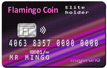 Flamingo Card - Elite holder