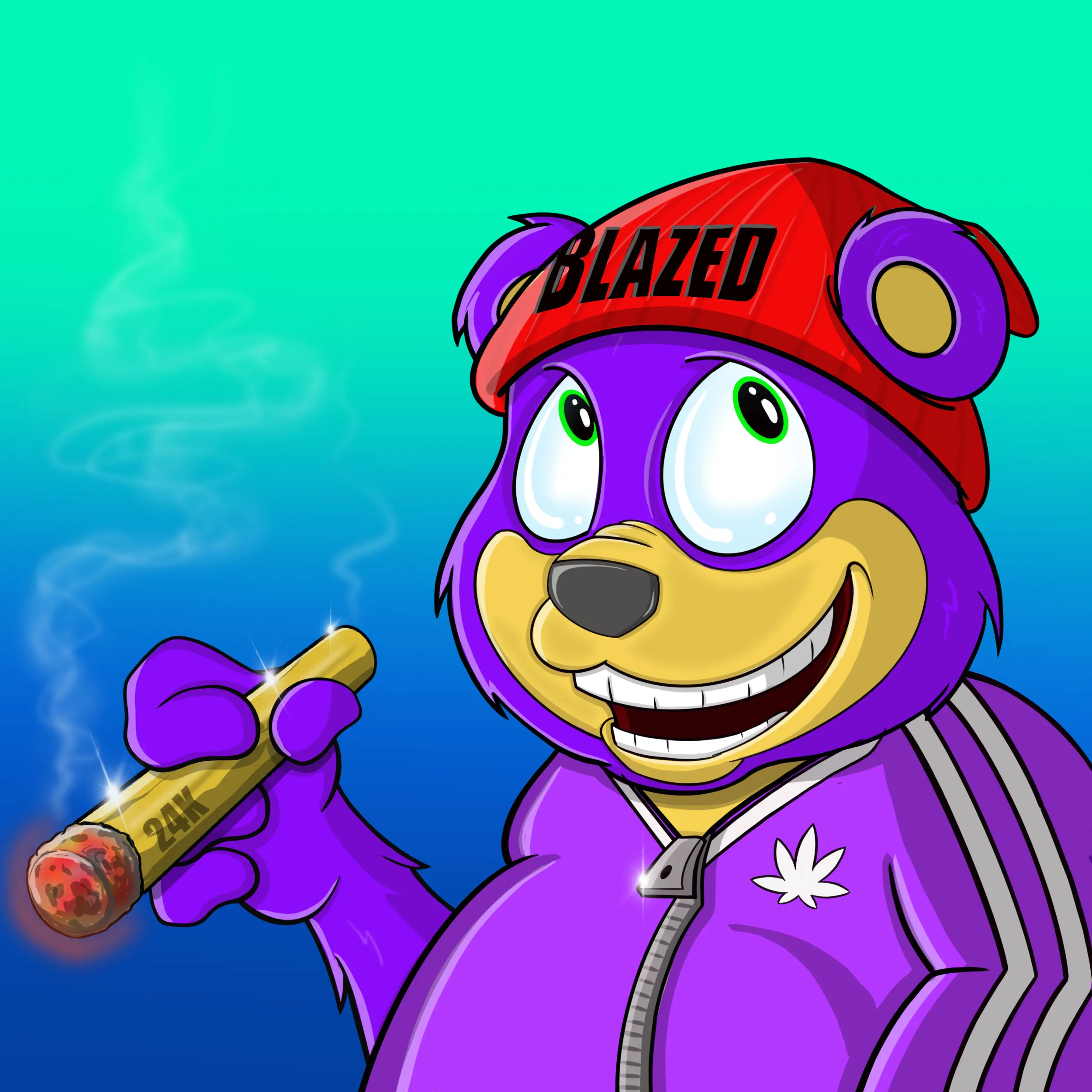 Burnin Bears #710 NFT on Algorand