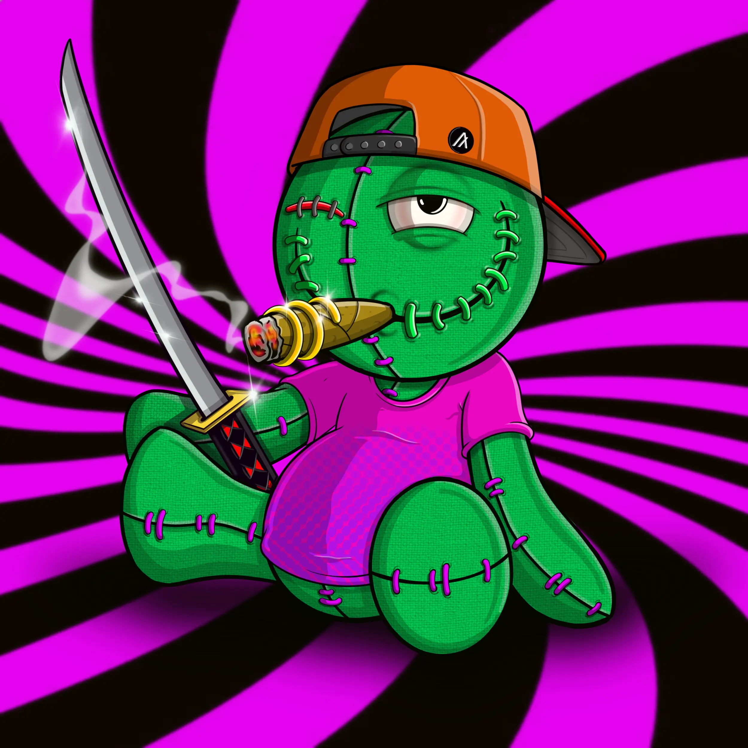 Trippy Stitch #143 NFT on Algorand