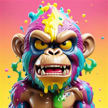 Trippy Baby Ape #25
