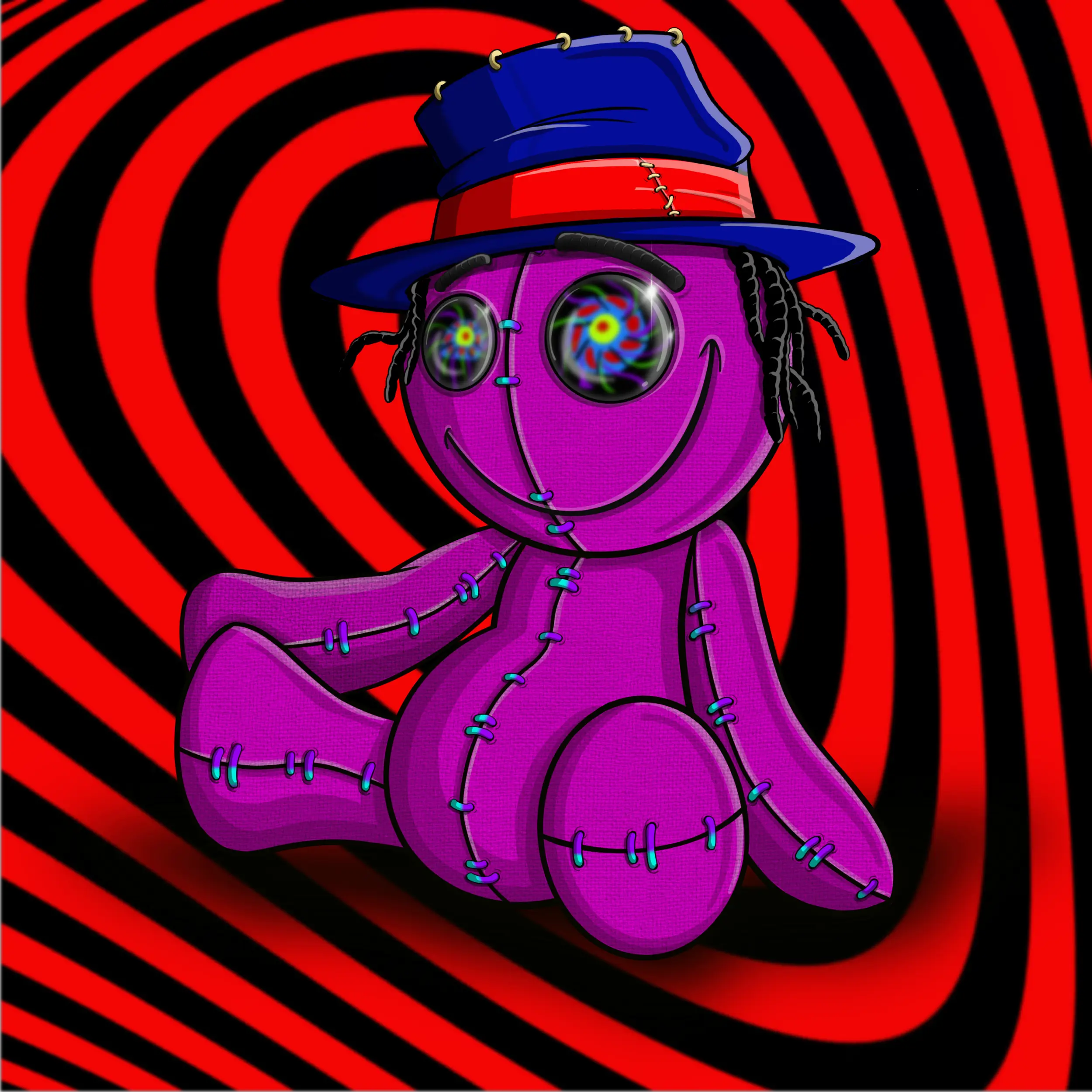 Trippy Stitch #1381 NFT on Algorand