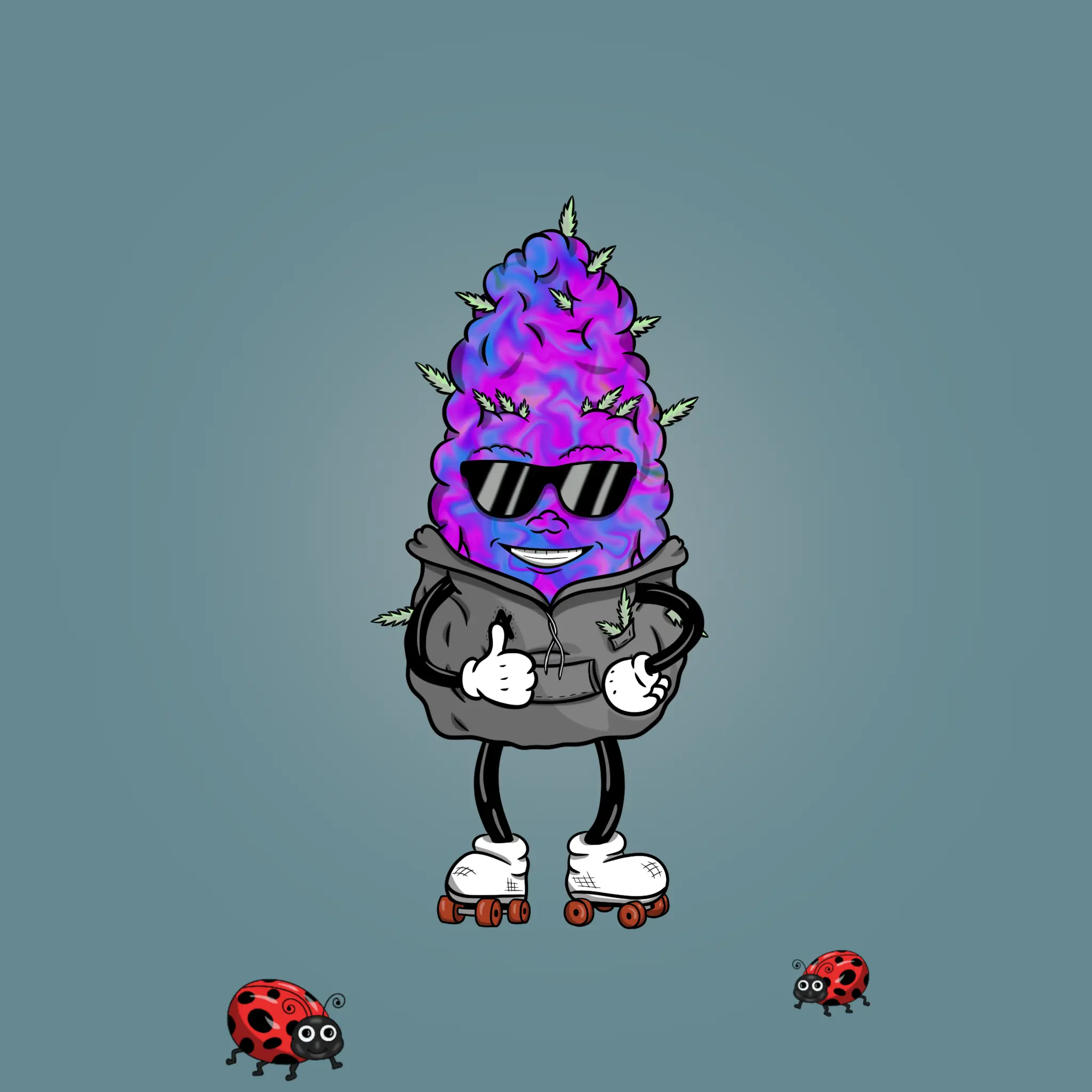 Blazing Budz #450 NFT on Algorand