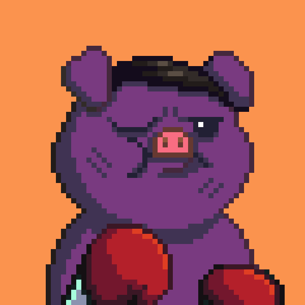 Lost Pigs 0077 - Clay NFT on Algorand