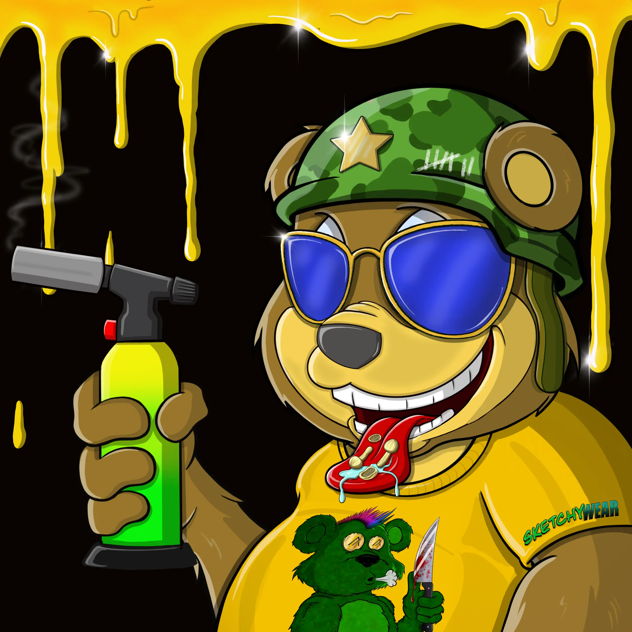 Burnin Bears #696 NFT on Algorand