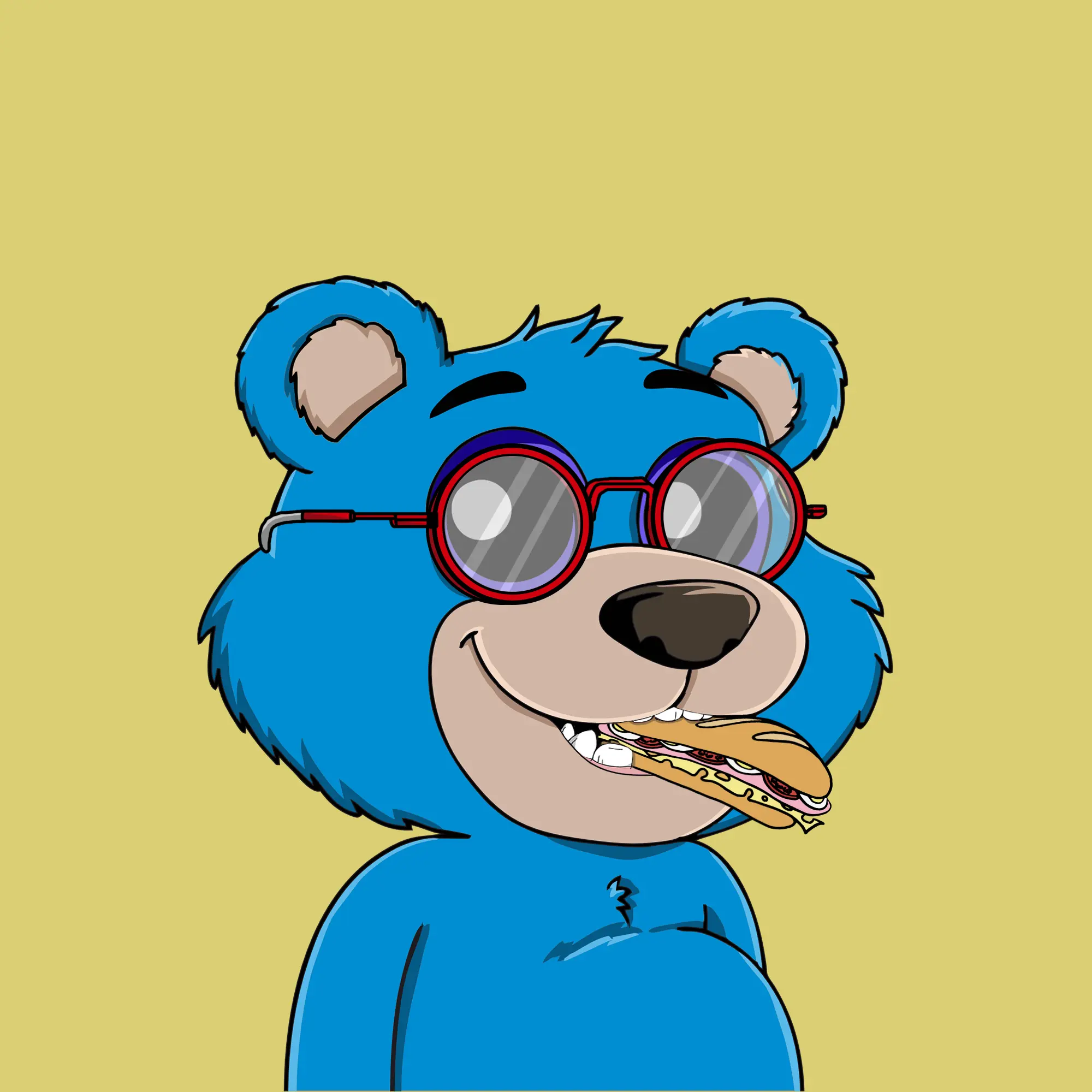 Gluttonous Bears #188 NFT on Algorand