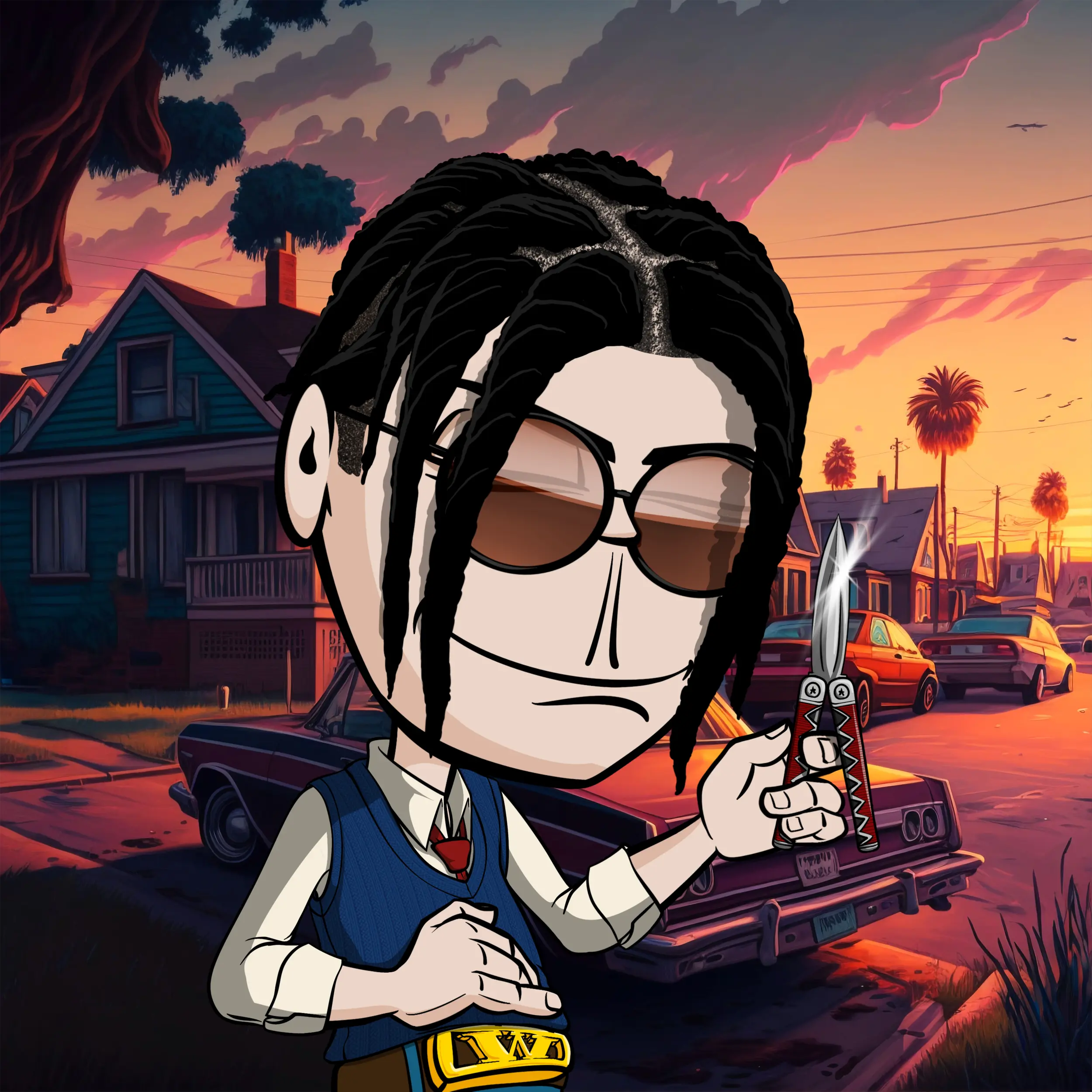 CoolCockGangs #718 NFT on Algorand