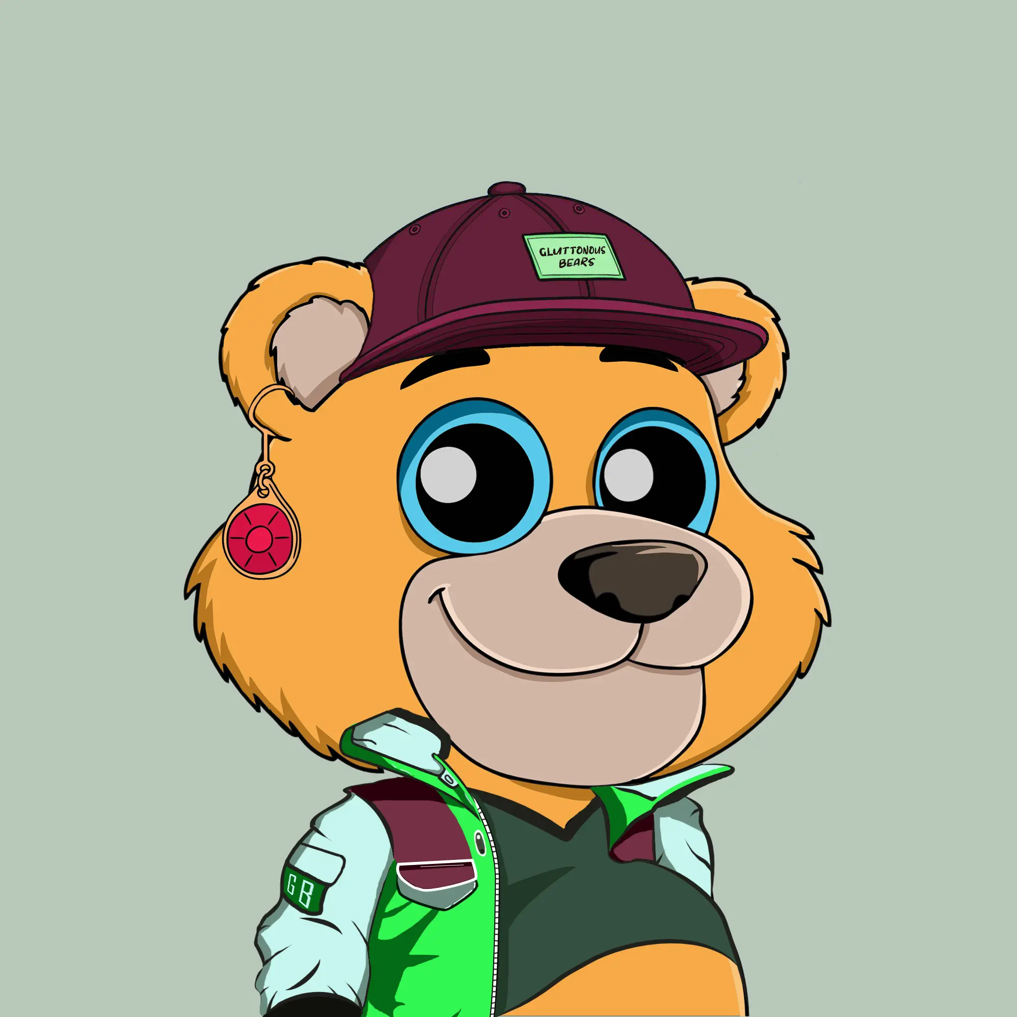 Gluttonous Bears #244 NFT on Algorand