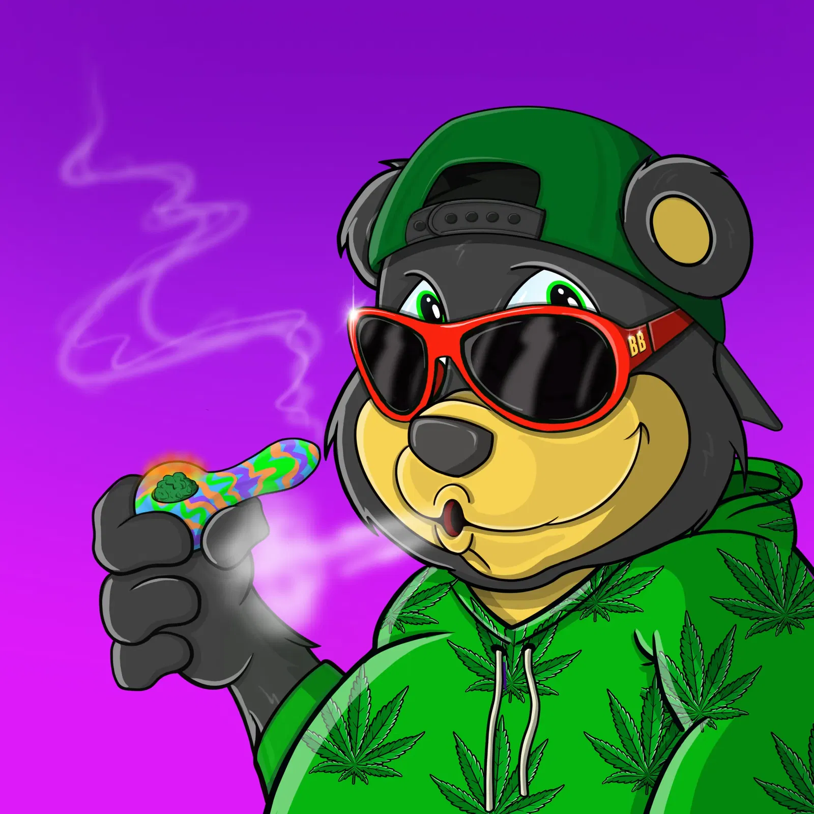 Burnin Bears #629 NFT on Algorand