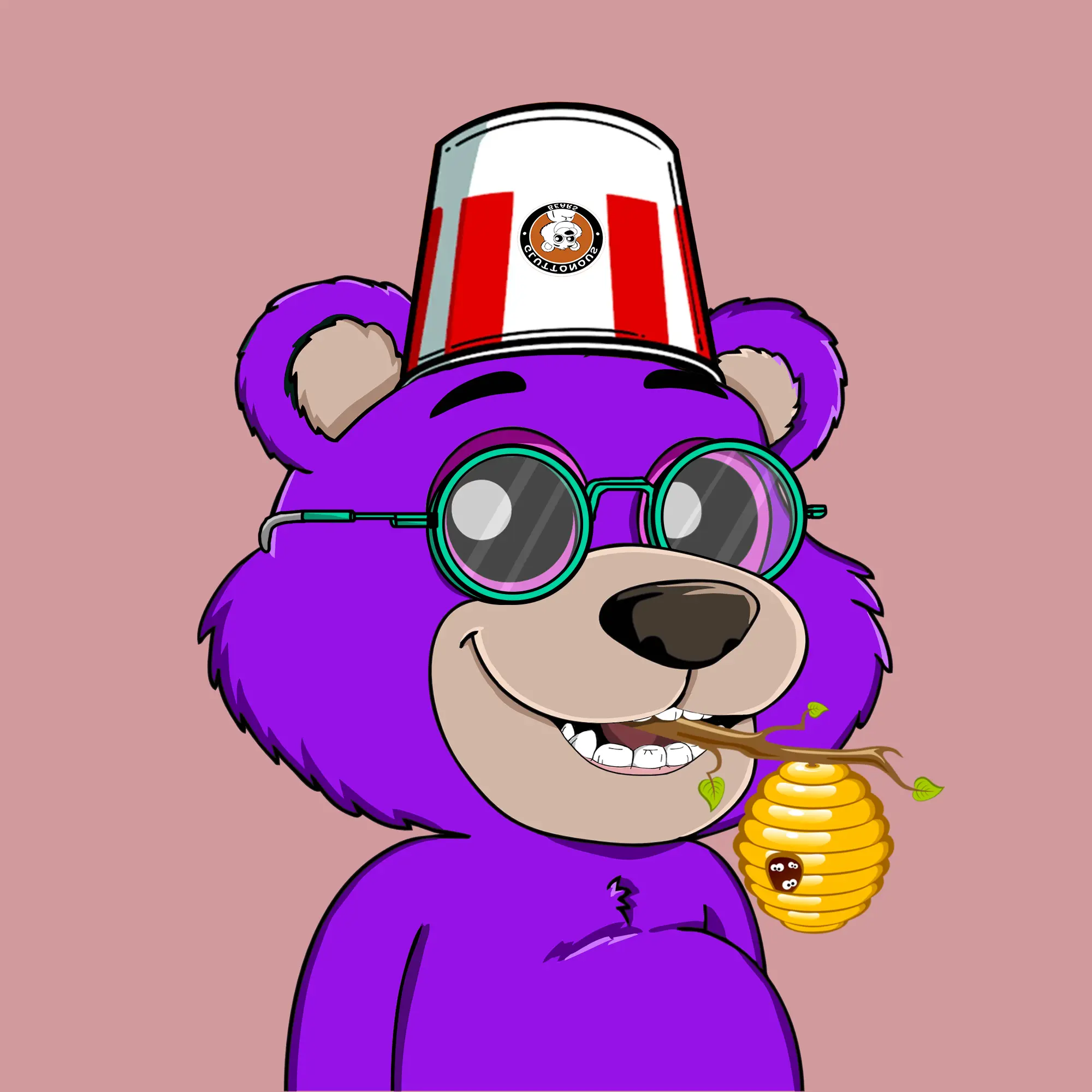 Gluttonous Bears #381 NFT on Algorand