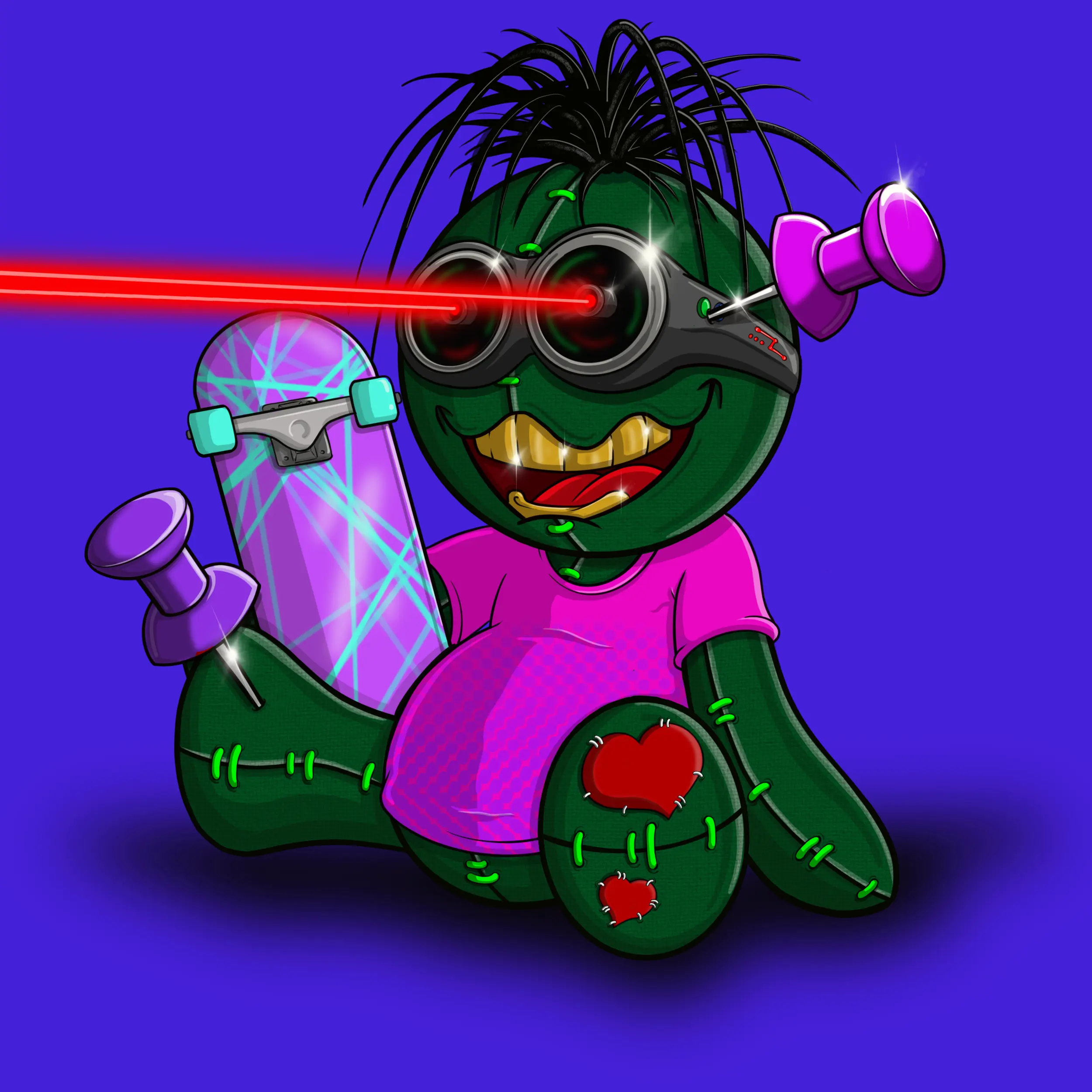 Trippy Stitch #989 NFT on Algorand