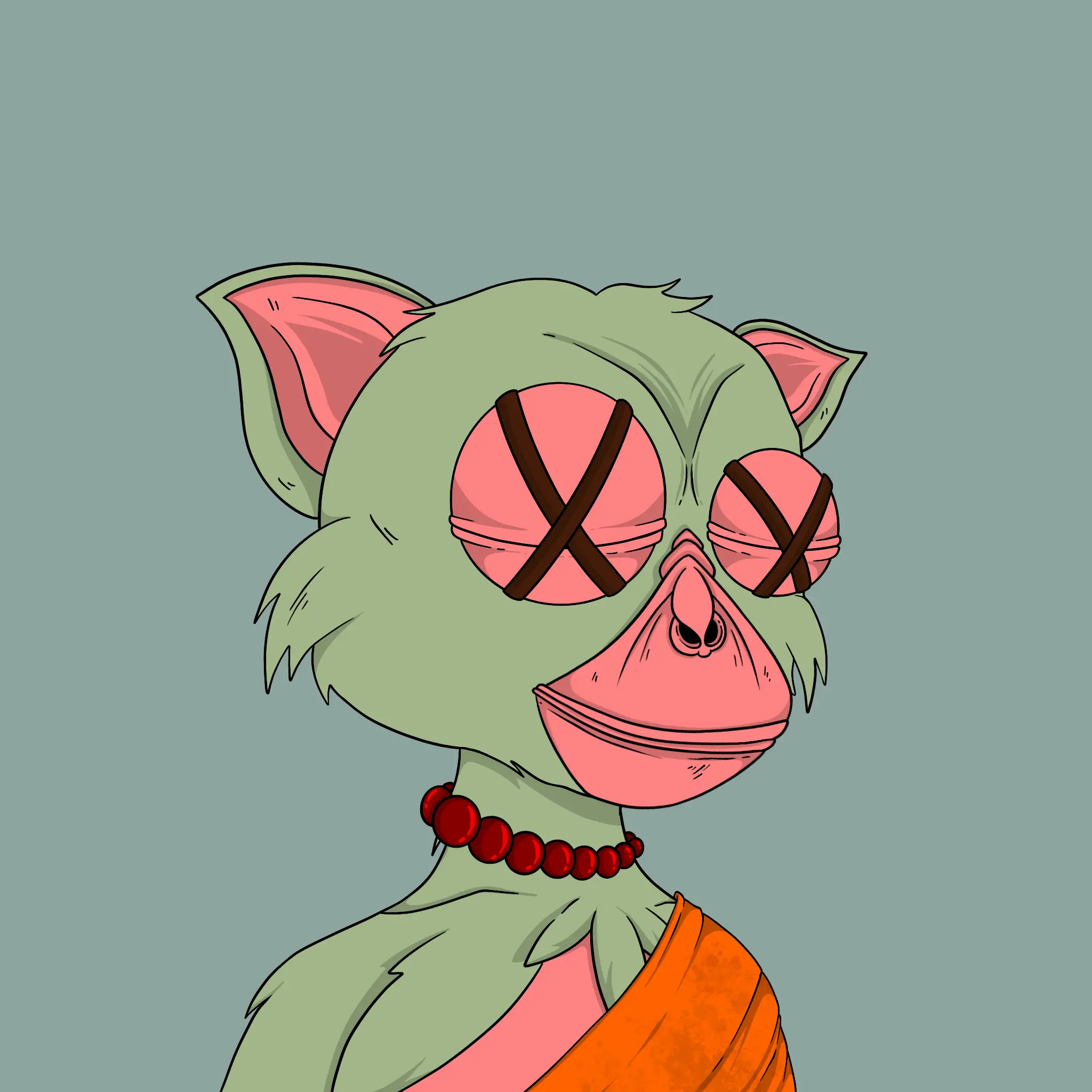 Trendy Tarsier #2862 NFT on Algorand