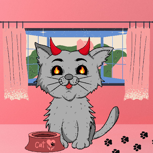 Happy Hoomens Cat#0119 NFT on Algorand