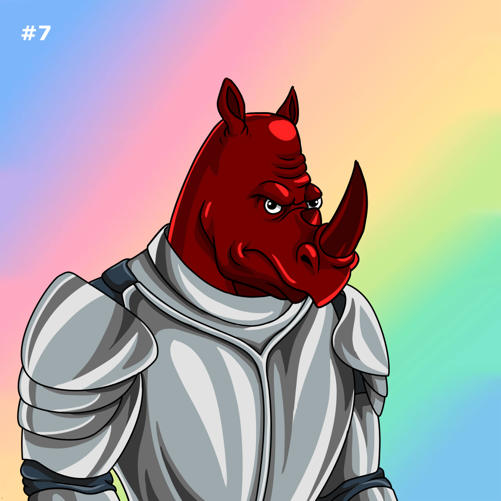 Rowdy Rhino #007 NFT on Algorand