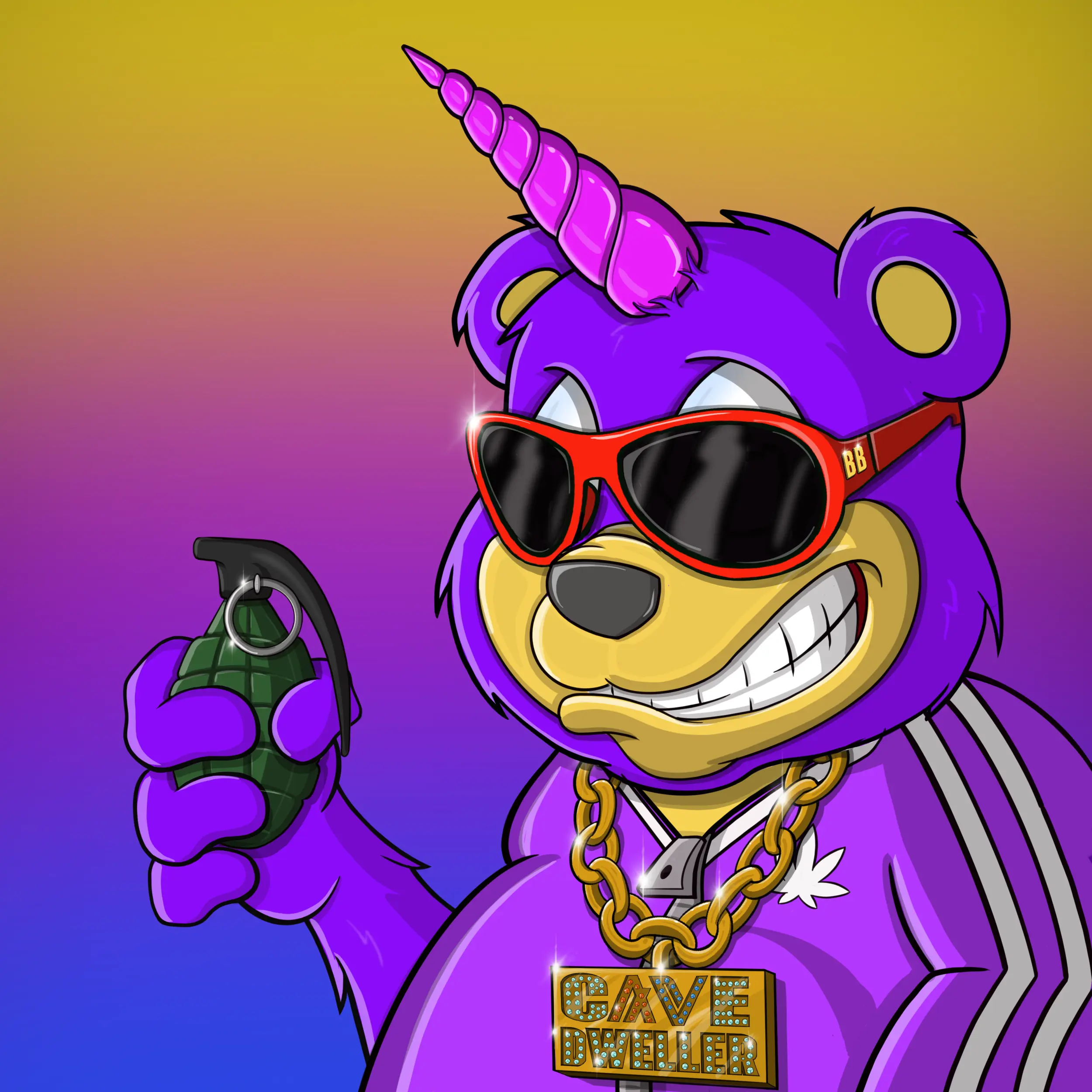 Burnin Bears #871 NFT on Algorand