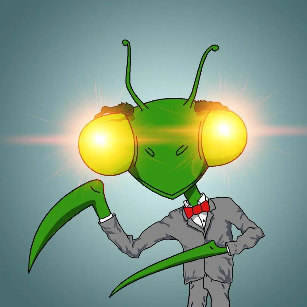 Mystical Mantis #15 NFT on Algorand