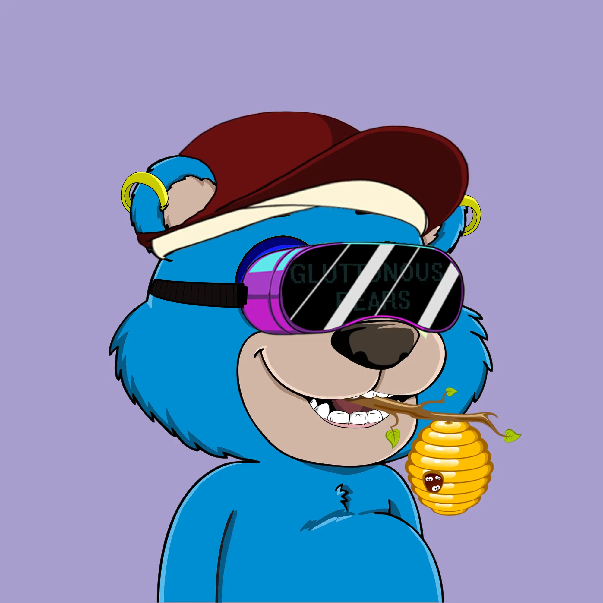 Gluttonous Bears #187 NFT on Algorand