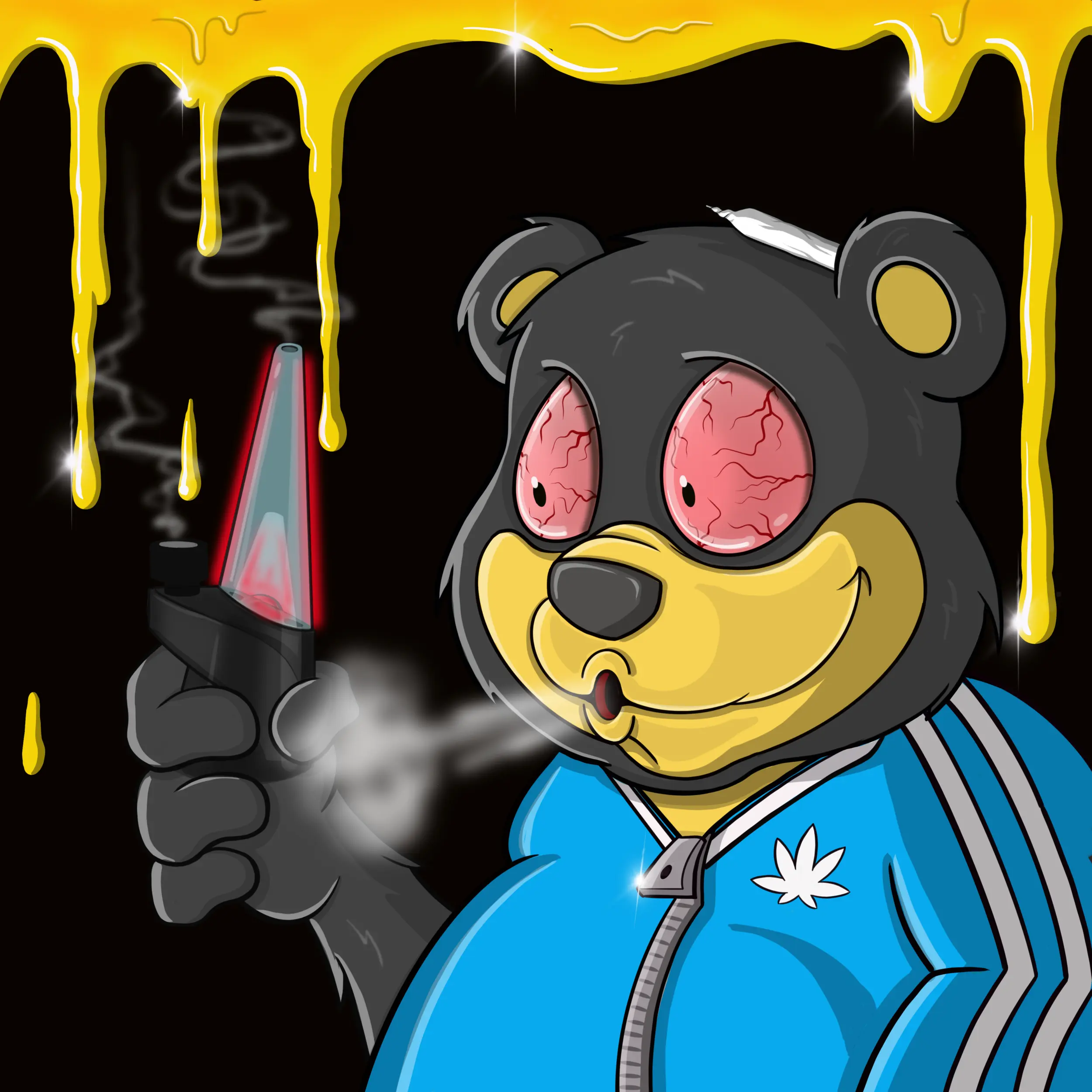 Burnin Bears #15 NFT on Algorand