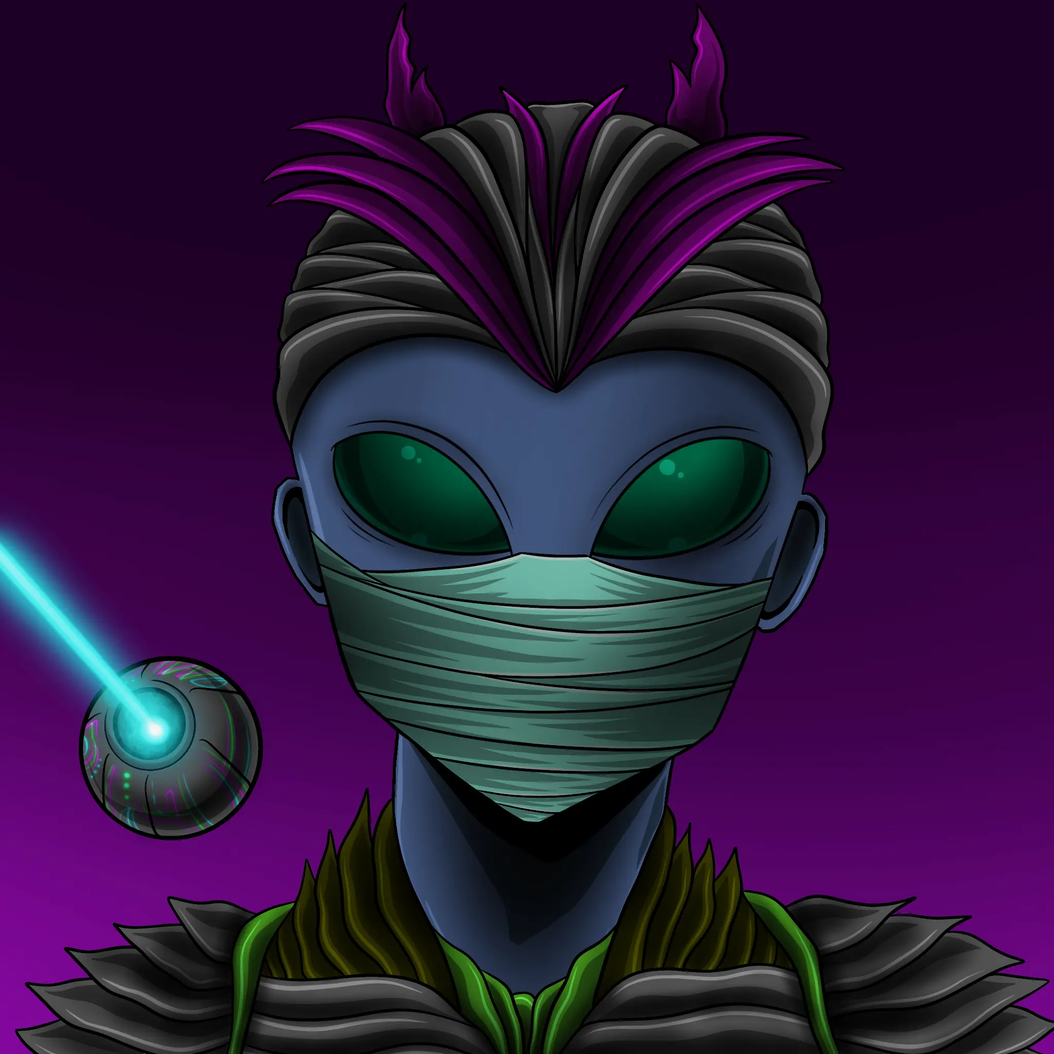 Octalien #284 NFT on Algorand