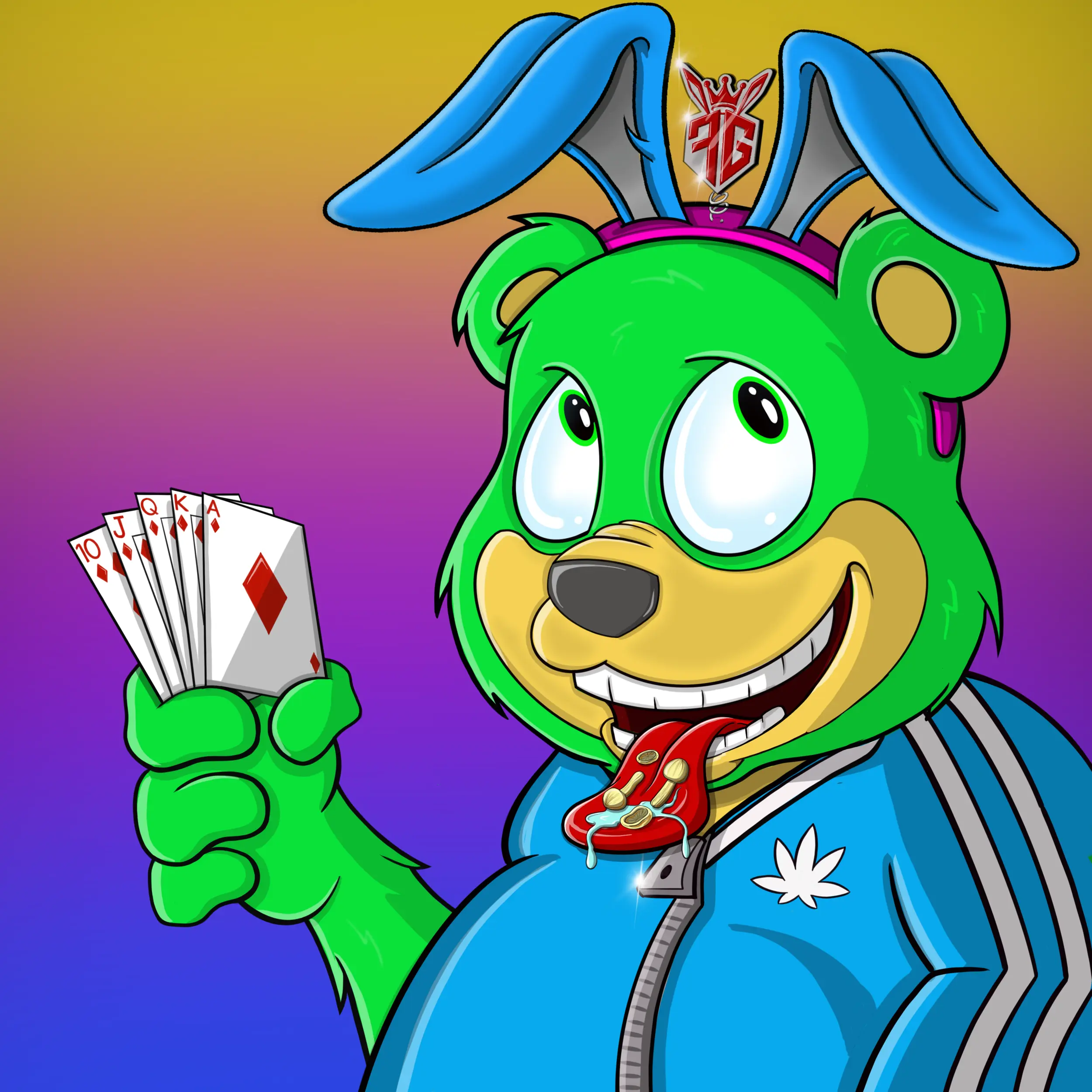 Burnin Bears #1548 NFT on Algorand