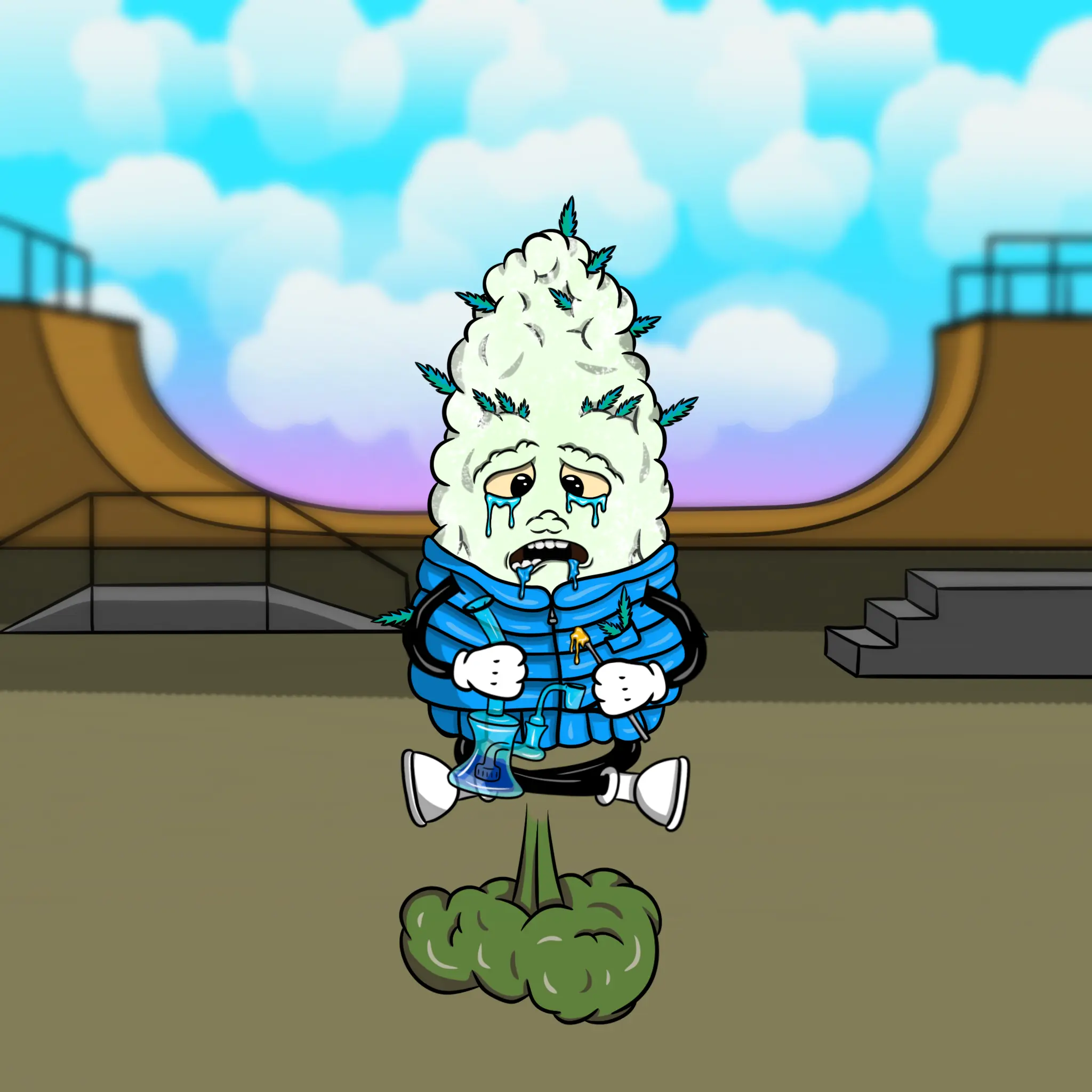 Blazing Budz #857 NFT on Algorand