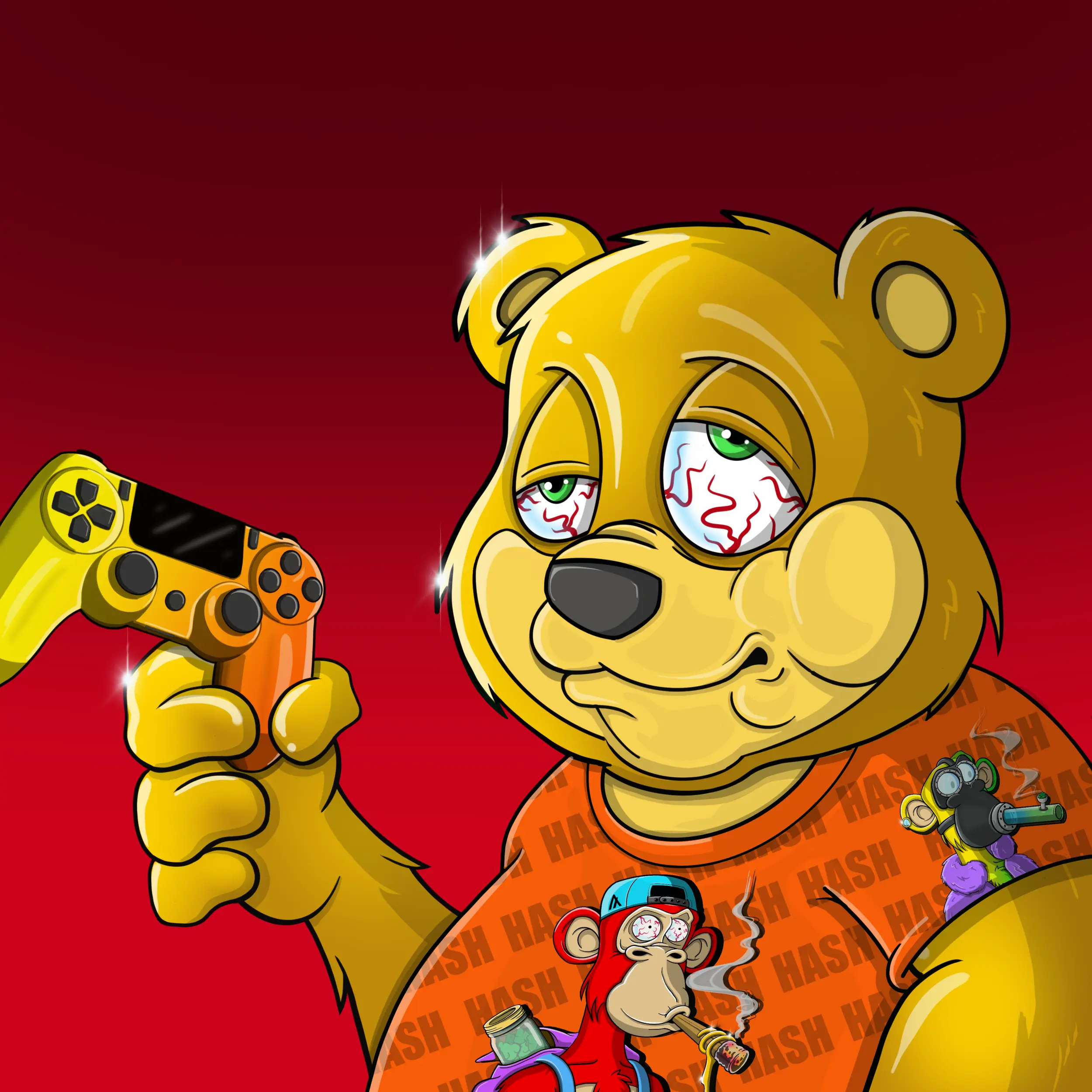 Burnin Bears #353 NFT on Algorand