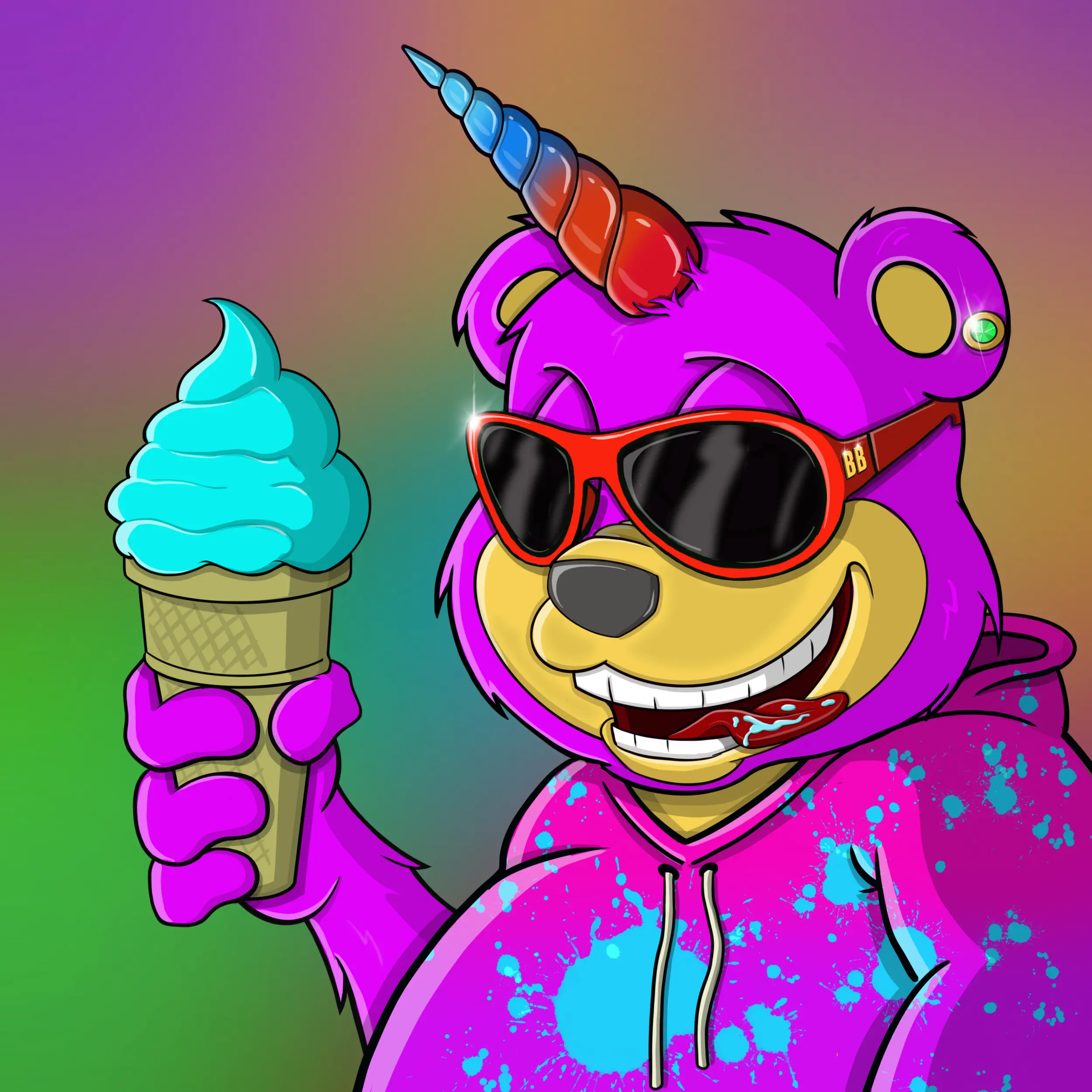 Burnin Bears #833 NFT on Algorand