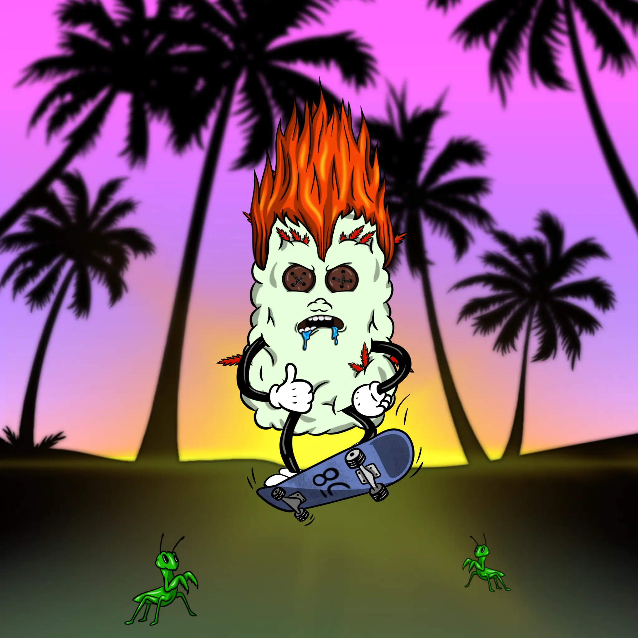 Blazing Budz #67 NFT on Algorand