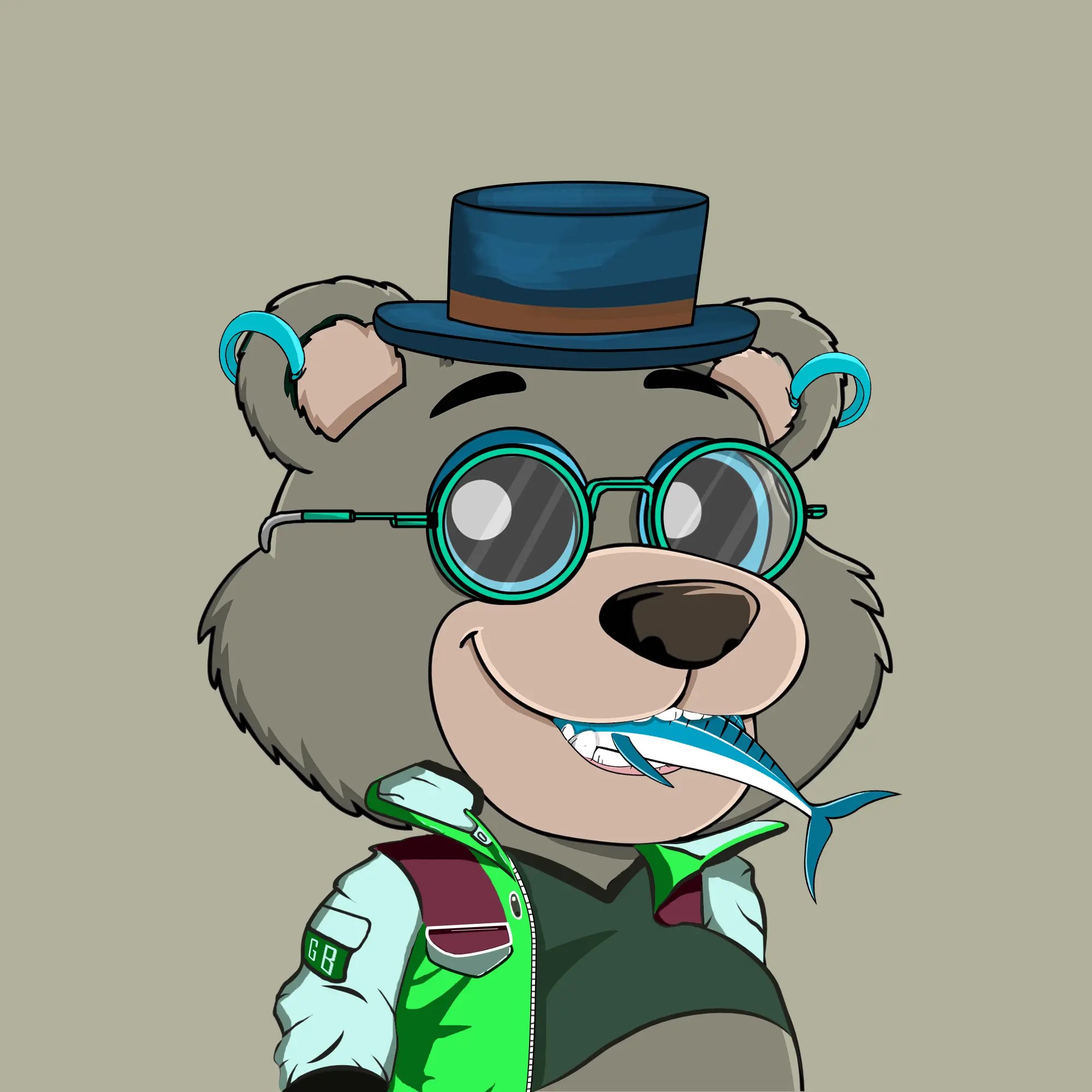 Gluttonous Bears #597 NFT on Algorand