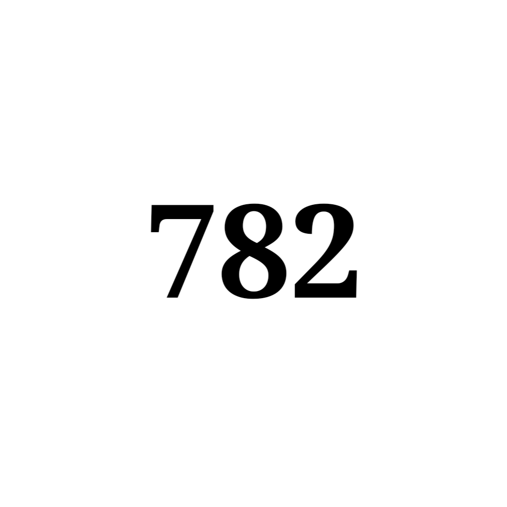 Number 782 NFT on Algorand