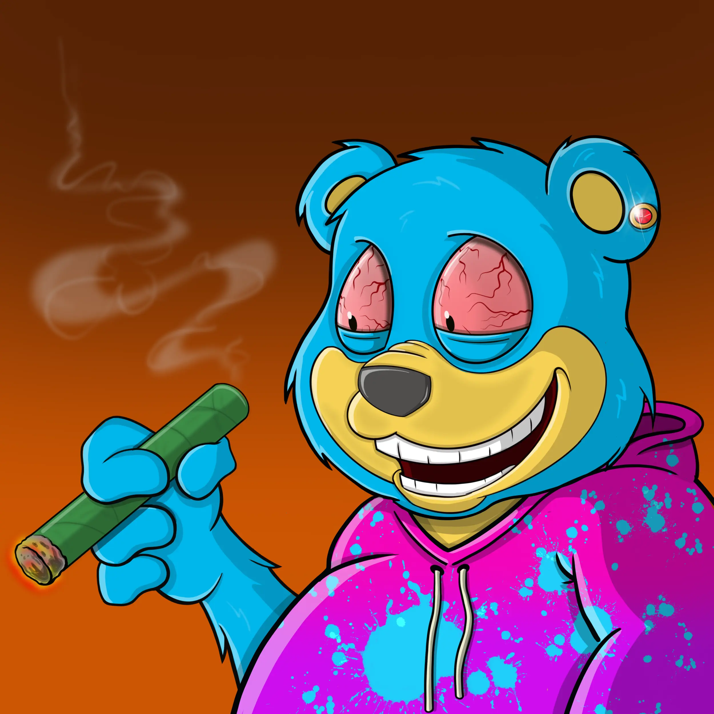 Burnin Bears #1187 NFT on Algorand