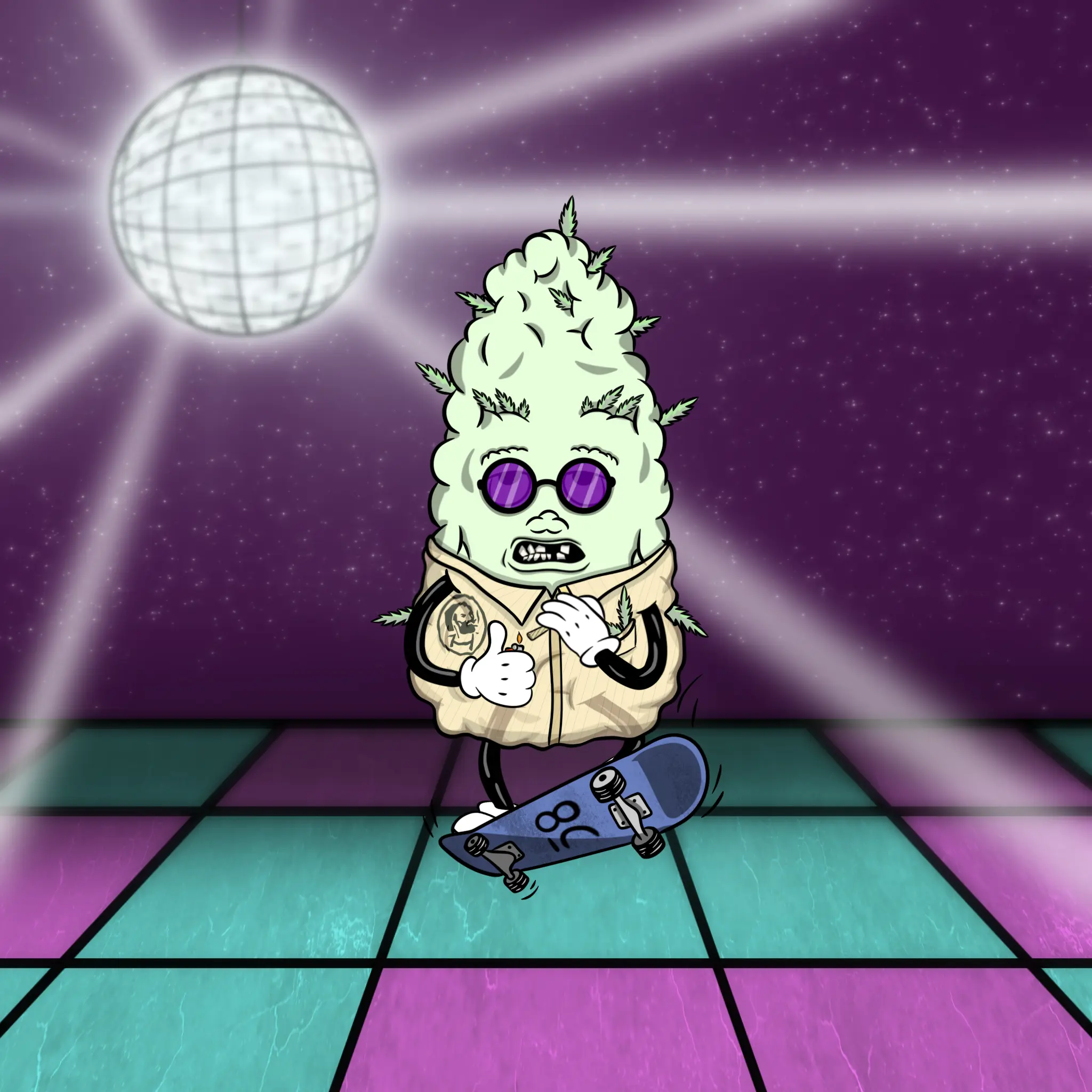 Blazing Budz #975 NFT on Algorand