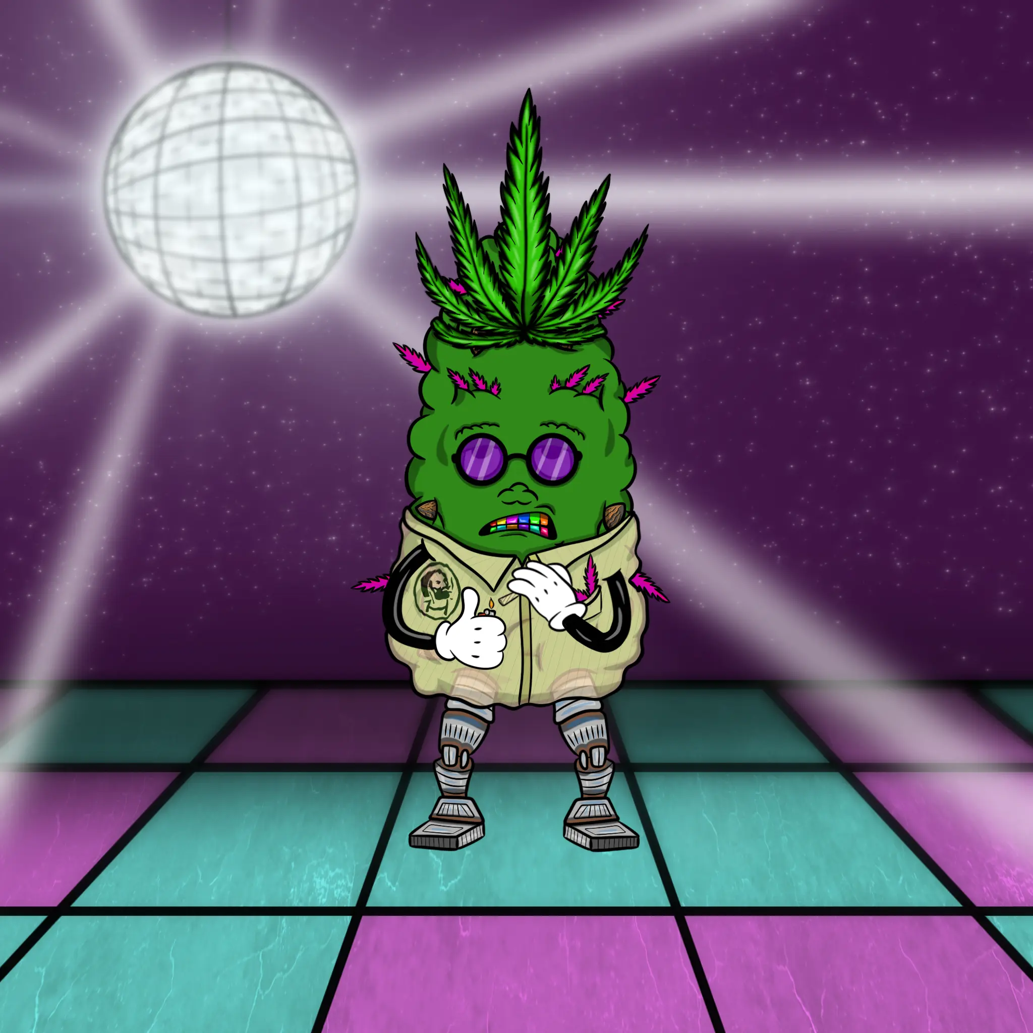 Blazing Budz #173 NFT on Algorand