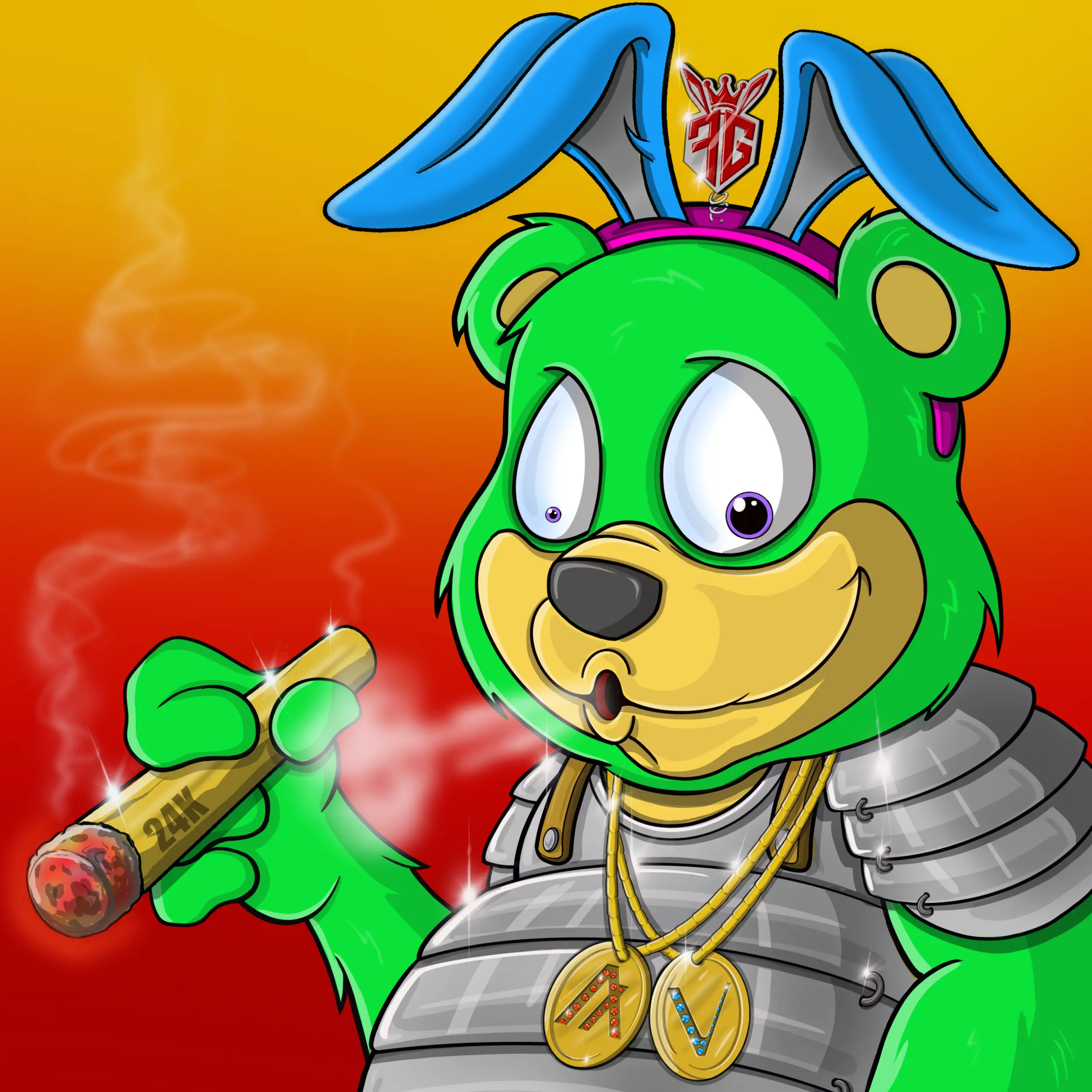 Burnin Bears #1577 NFT on Algorand