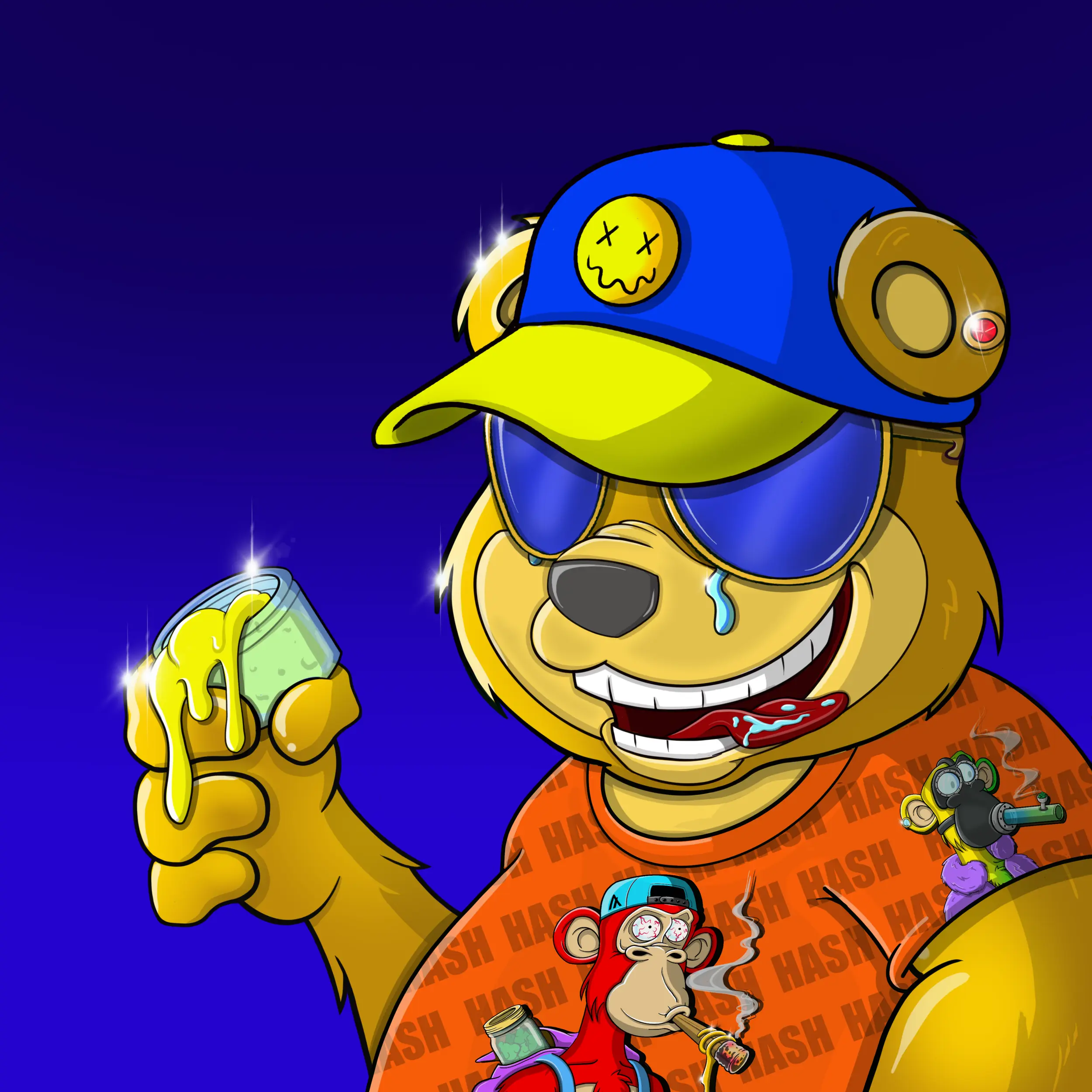 Burnin Bears #1555 NFT on Algorand