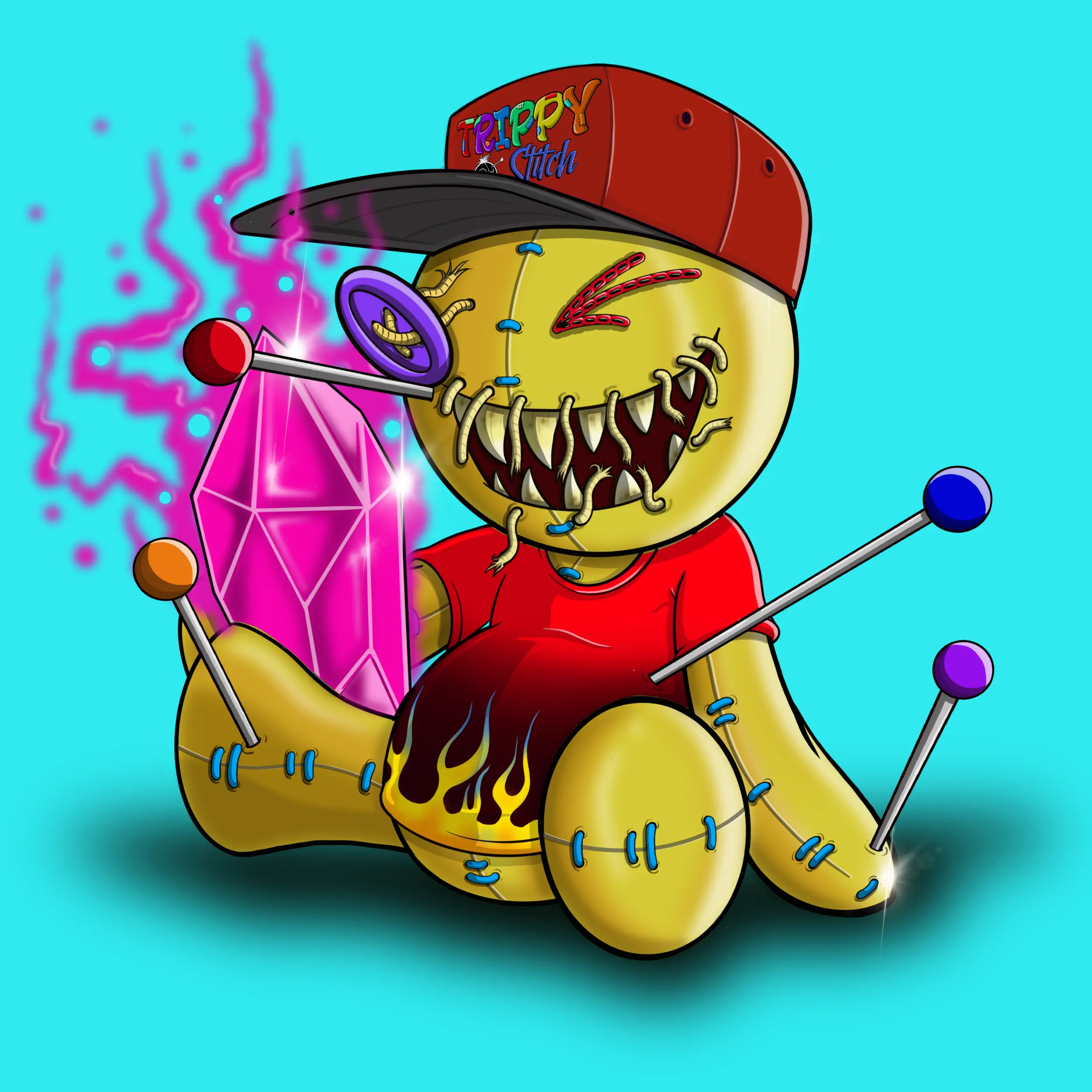 Trippy Stitch #1056 NFT on Algorand