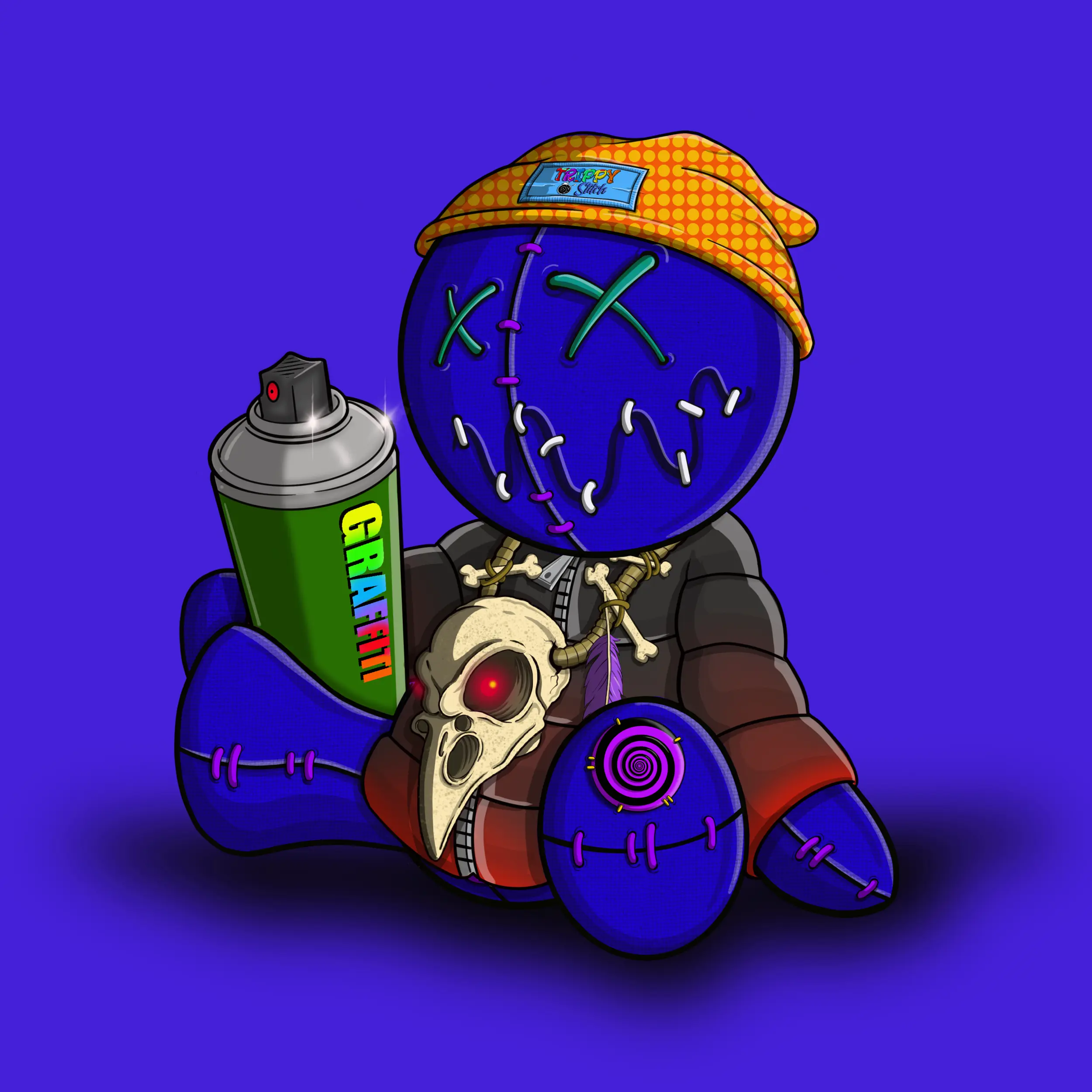 Trippy Stitch #1054 NFT on Algorand