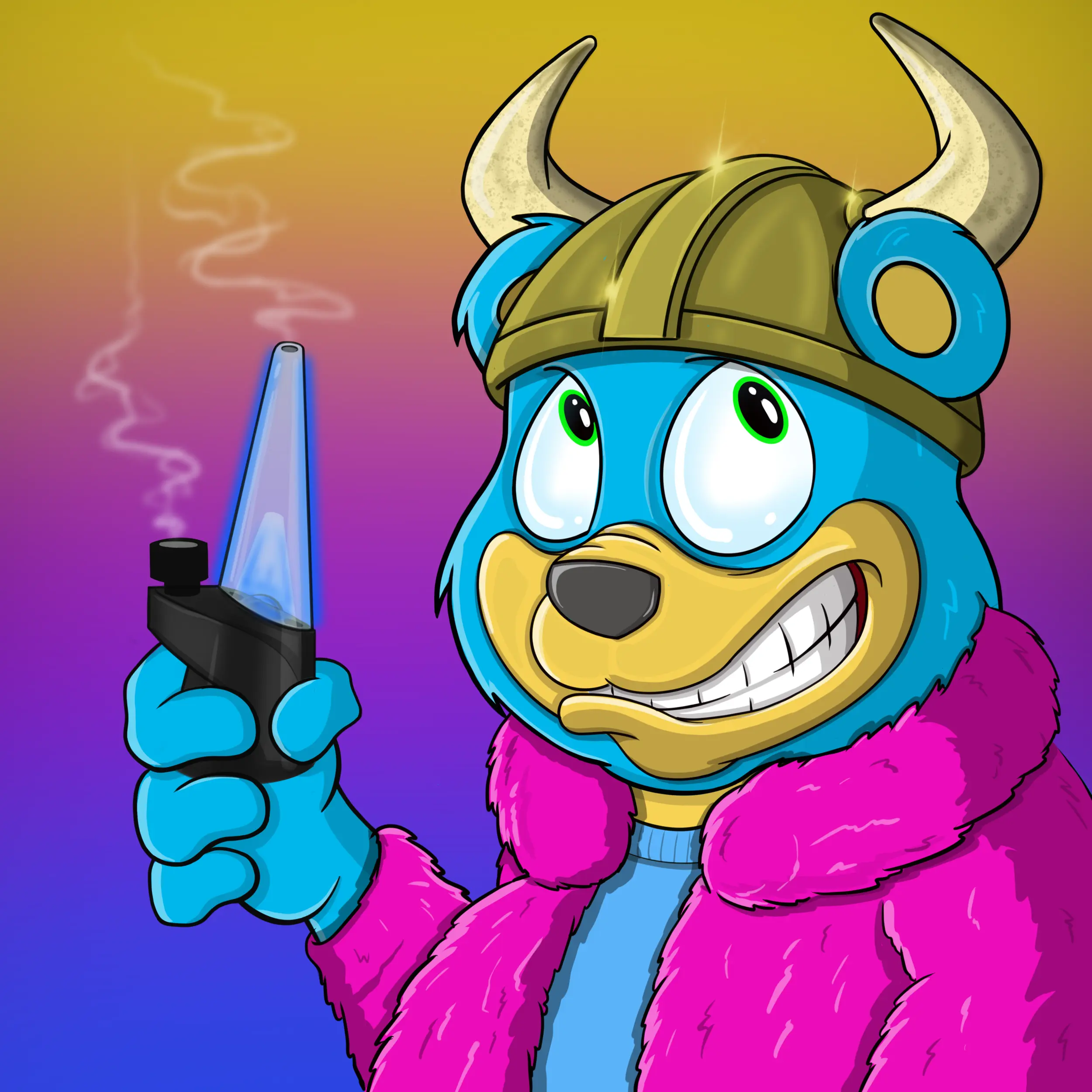 Burnin Bears #381 NFT on Algorand