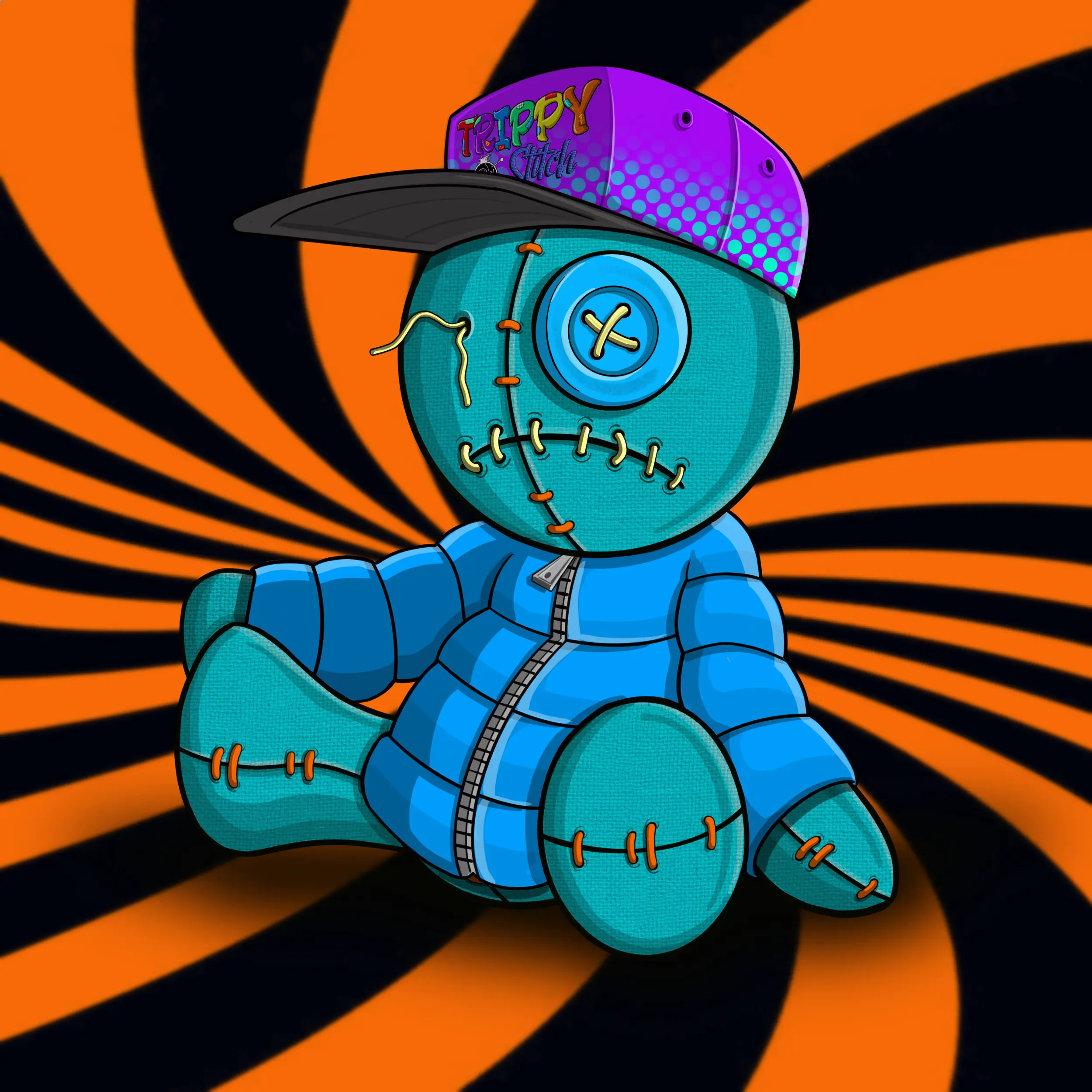Trippy Stitch #1419 NFT on Algorand