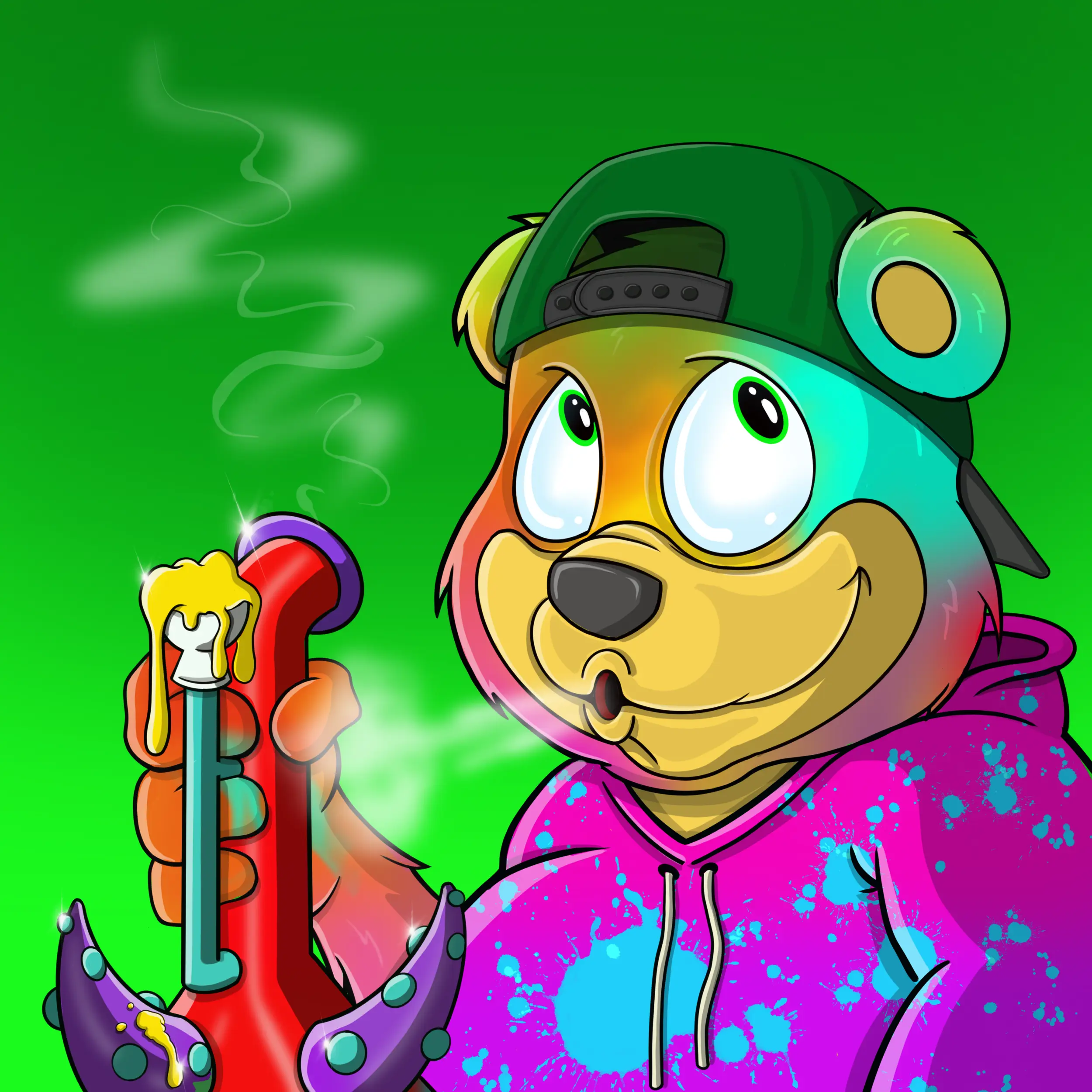Burnin Bears #1622 NFT on Algorand