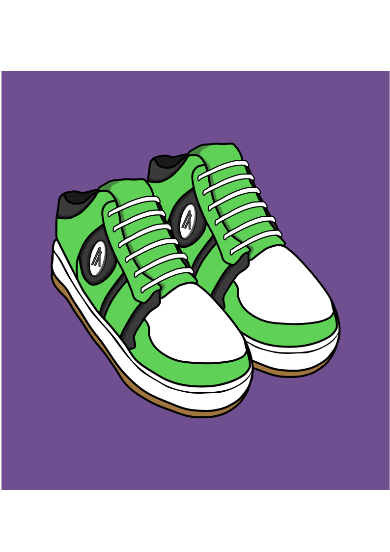 AlgoShoes - Thrivin' Lime NFT on Algorand