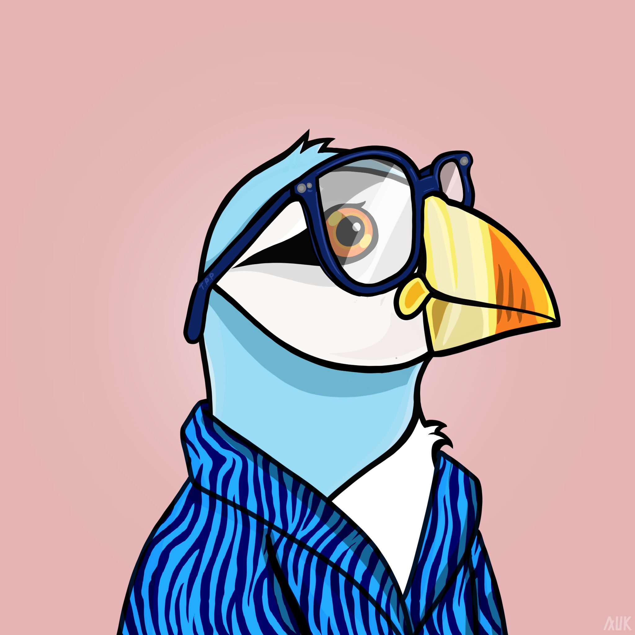 Poppin Puffins #9504 NFT on Algorand