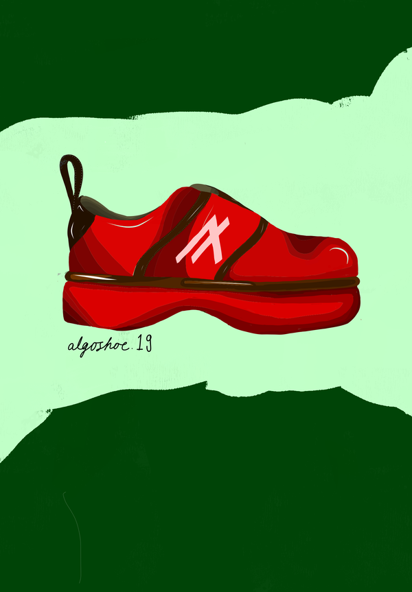 An image of AlgoShoe19 Original RED on RED