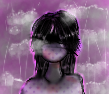 Gloomy Purple Rain NFT on Algorand