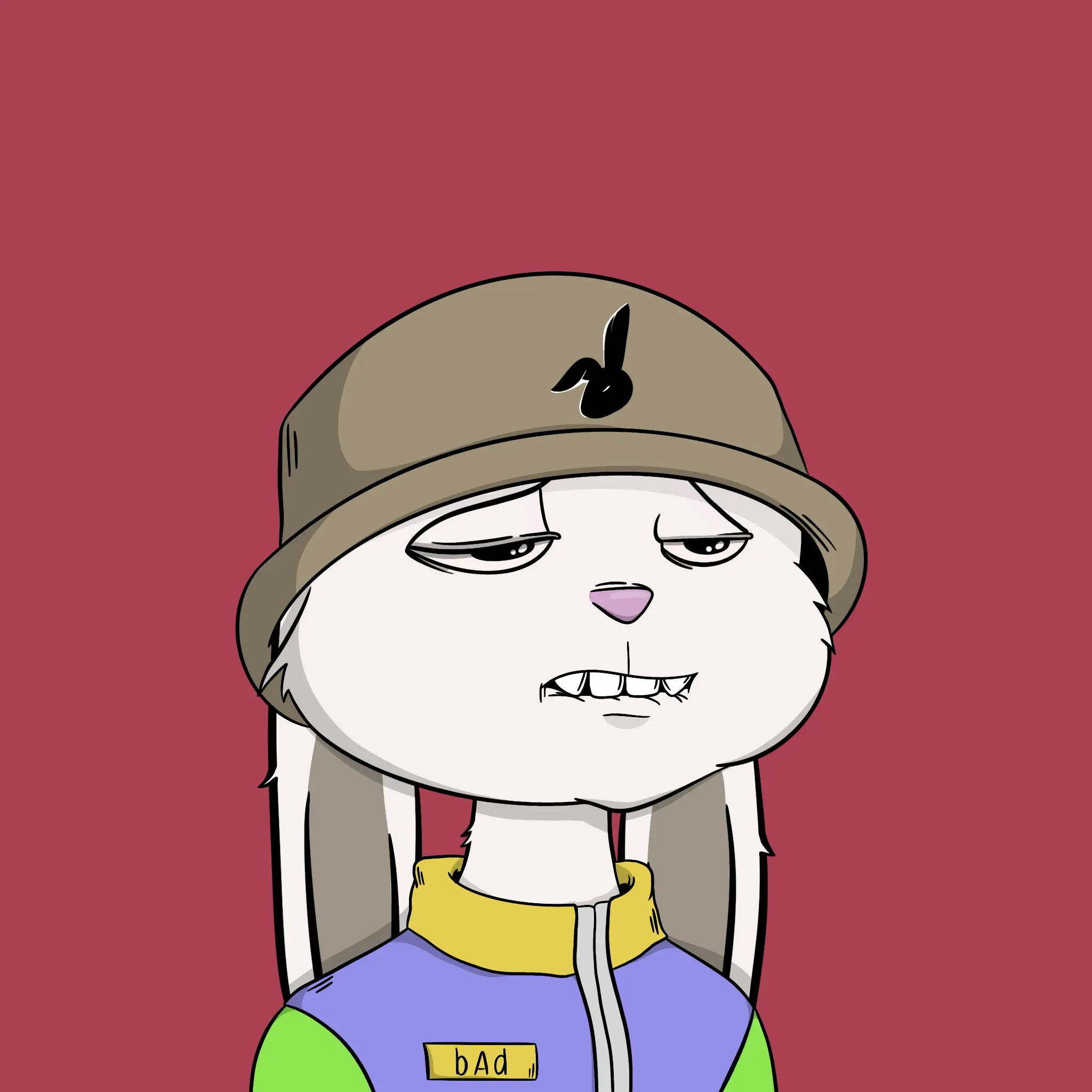 Bad Bunny Society #3017 NFT on Algorand