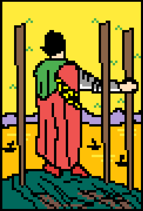 An image of 3 of Wands