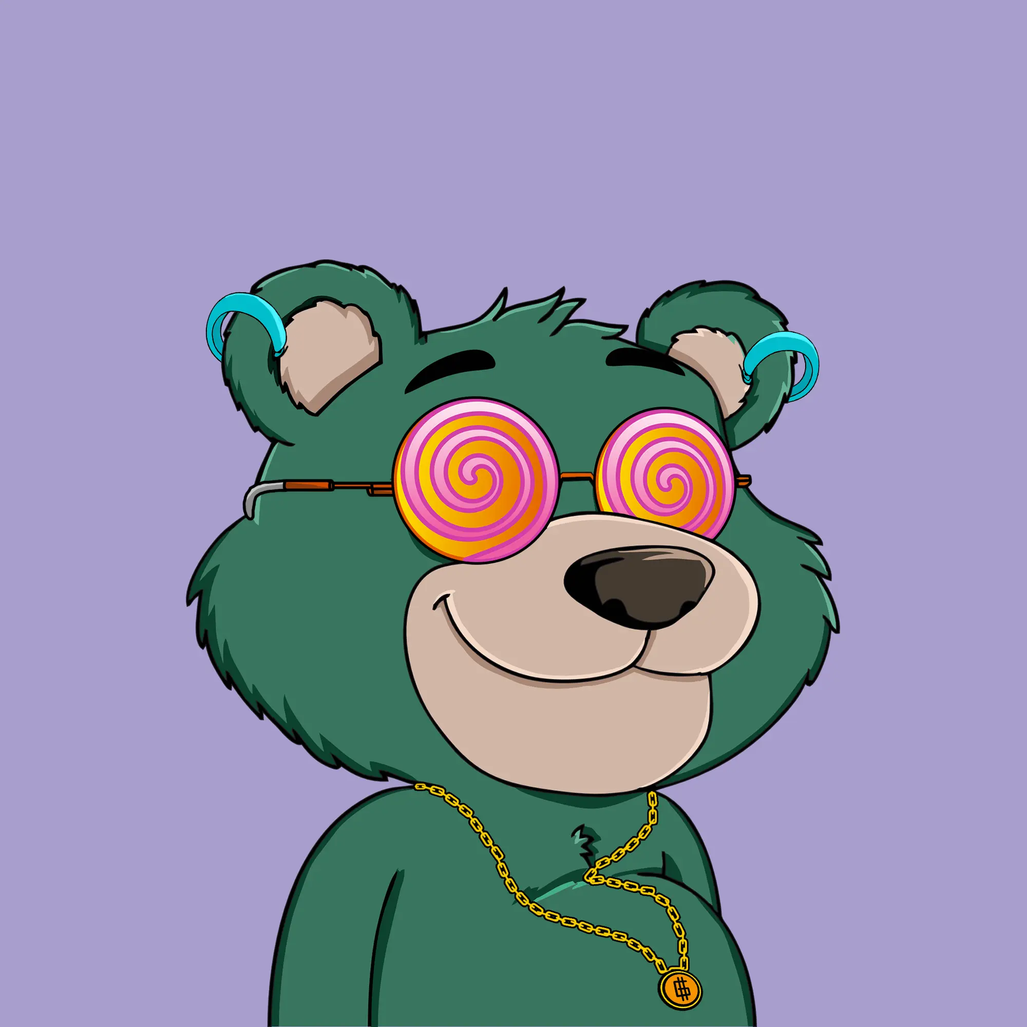 Gluttonous Bears #136 NFT on Algorand